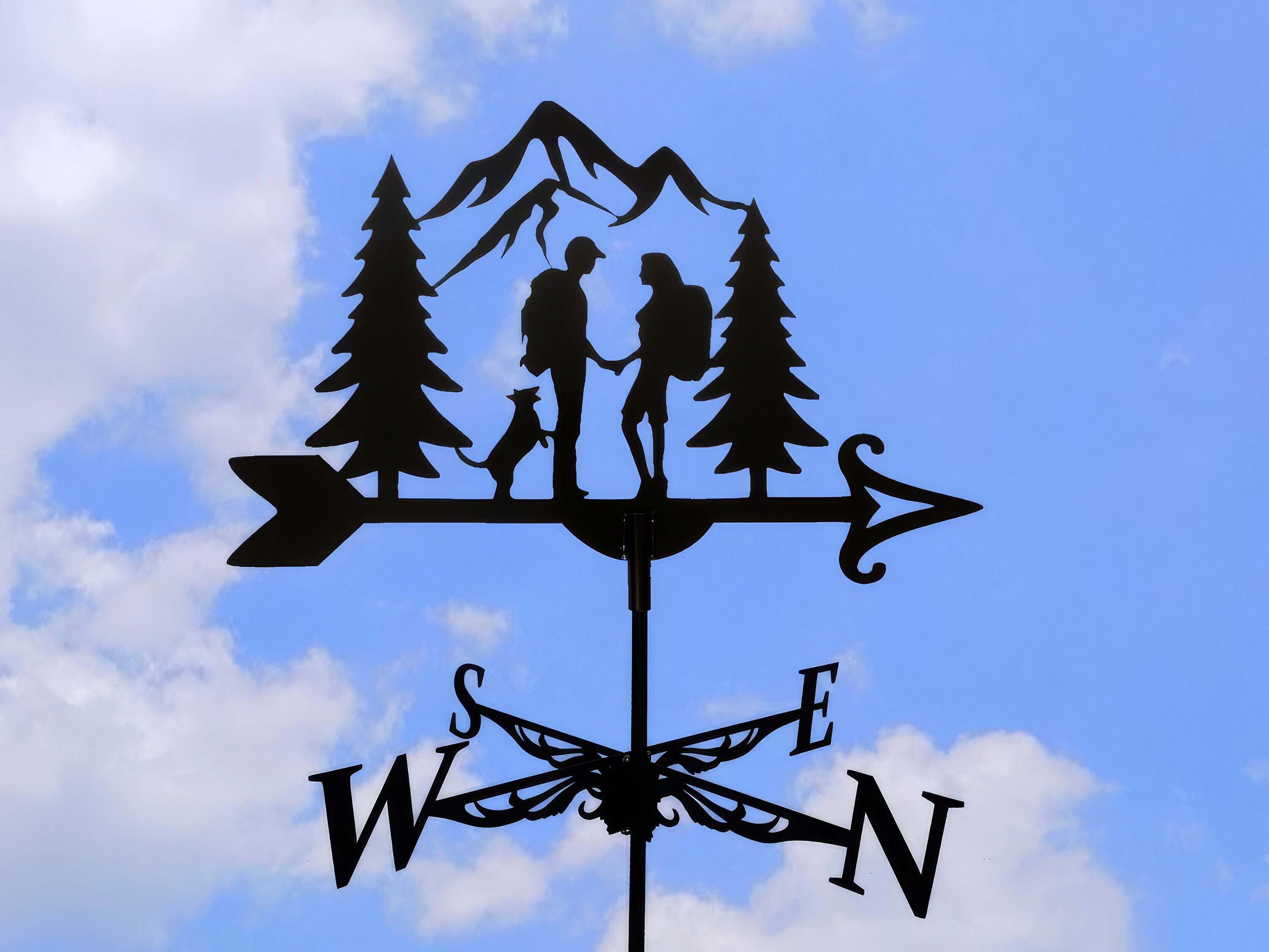 Adventure Calls Metal Weathervane