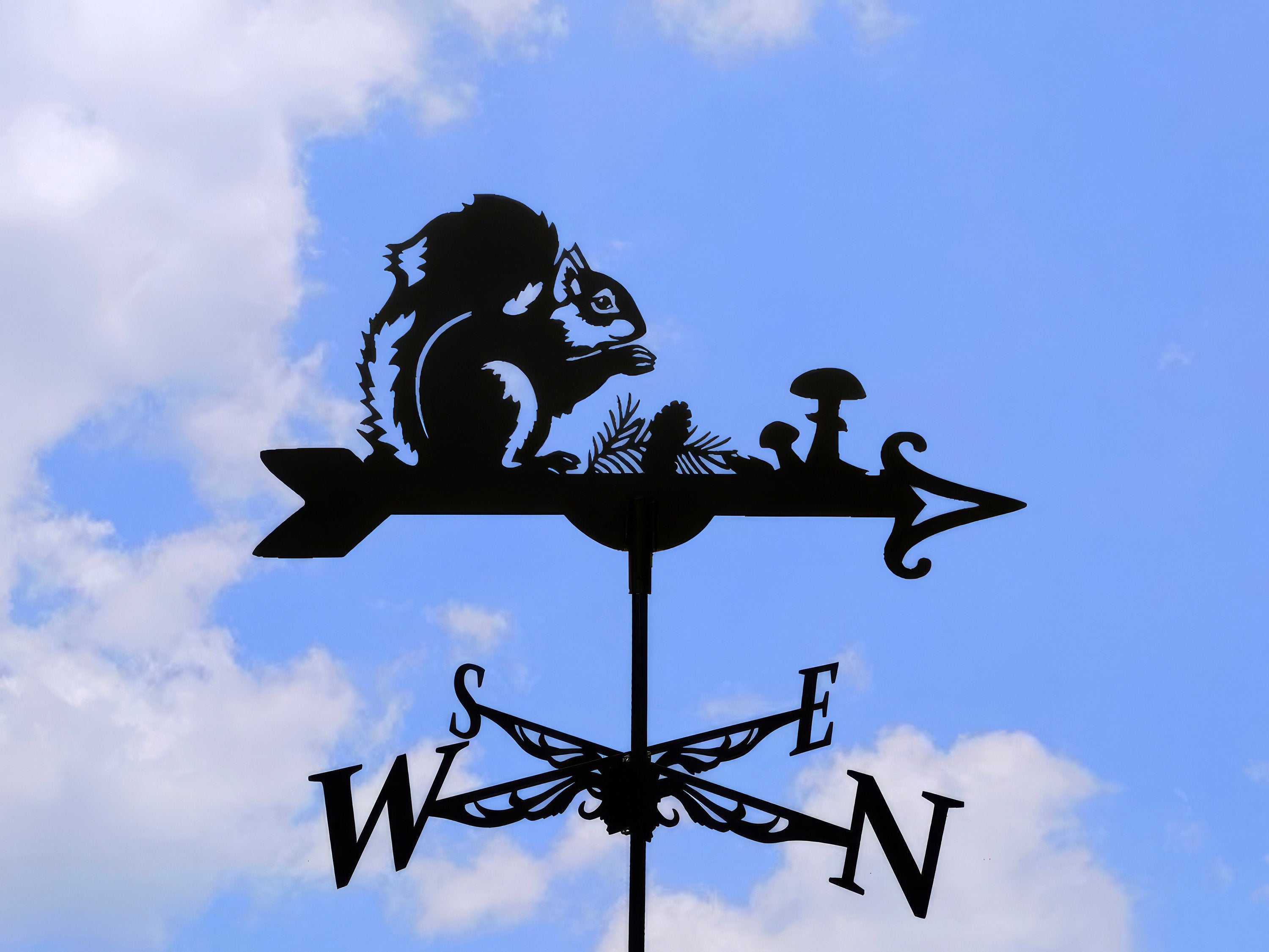 Squirrel Metal Weathervane