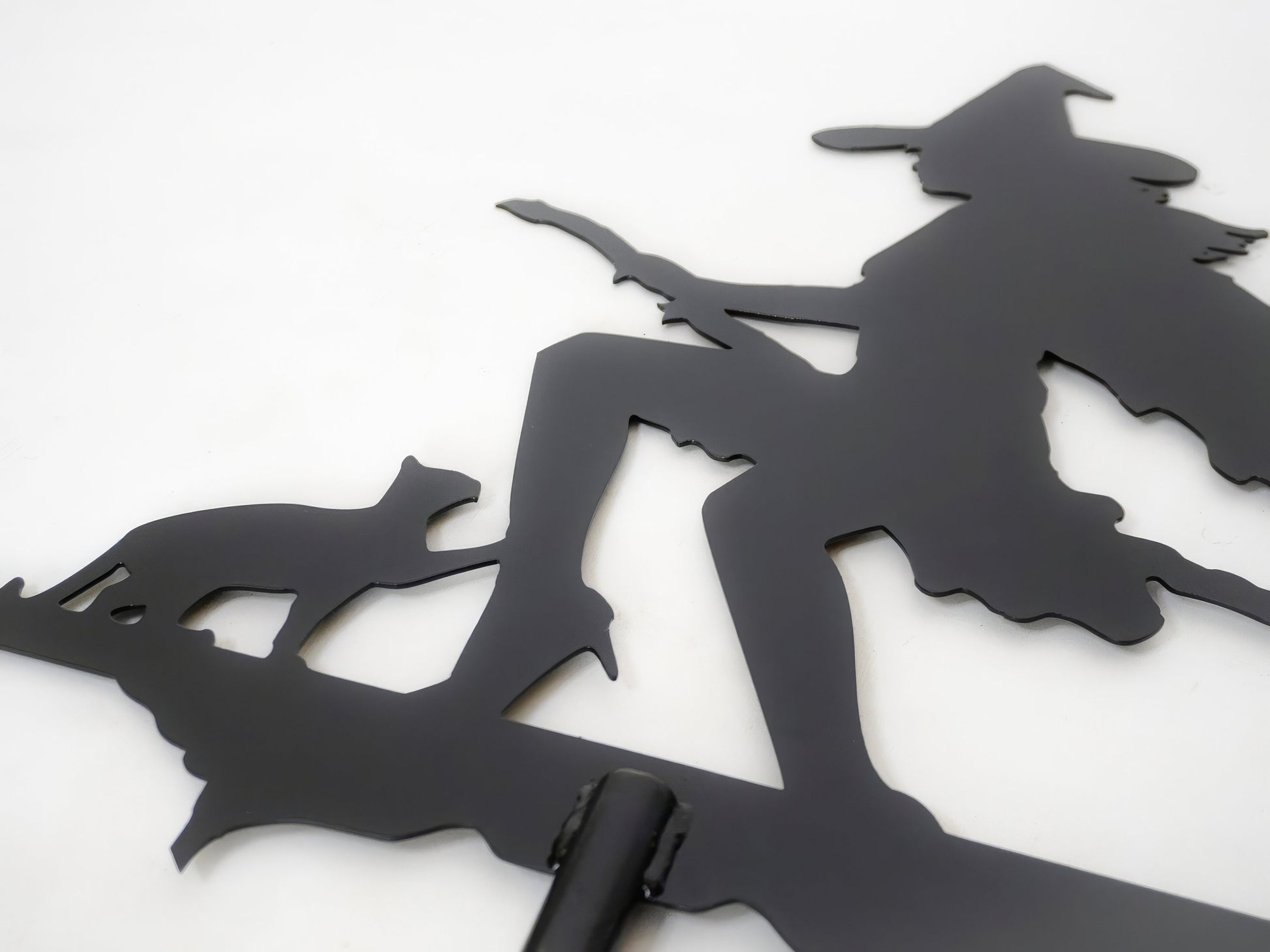 Witch Weathervane with Cats — 5