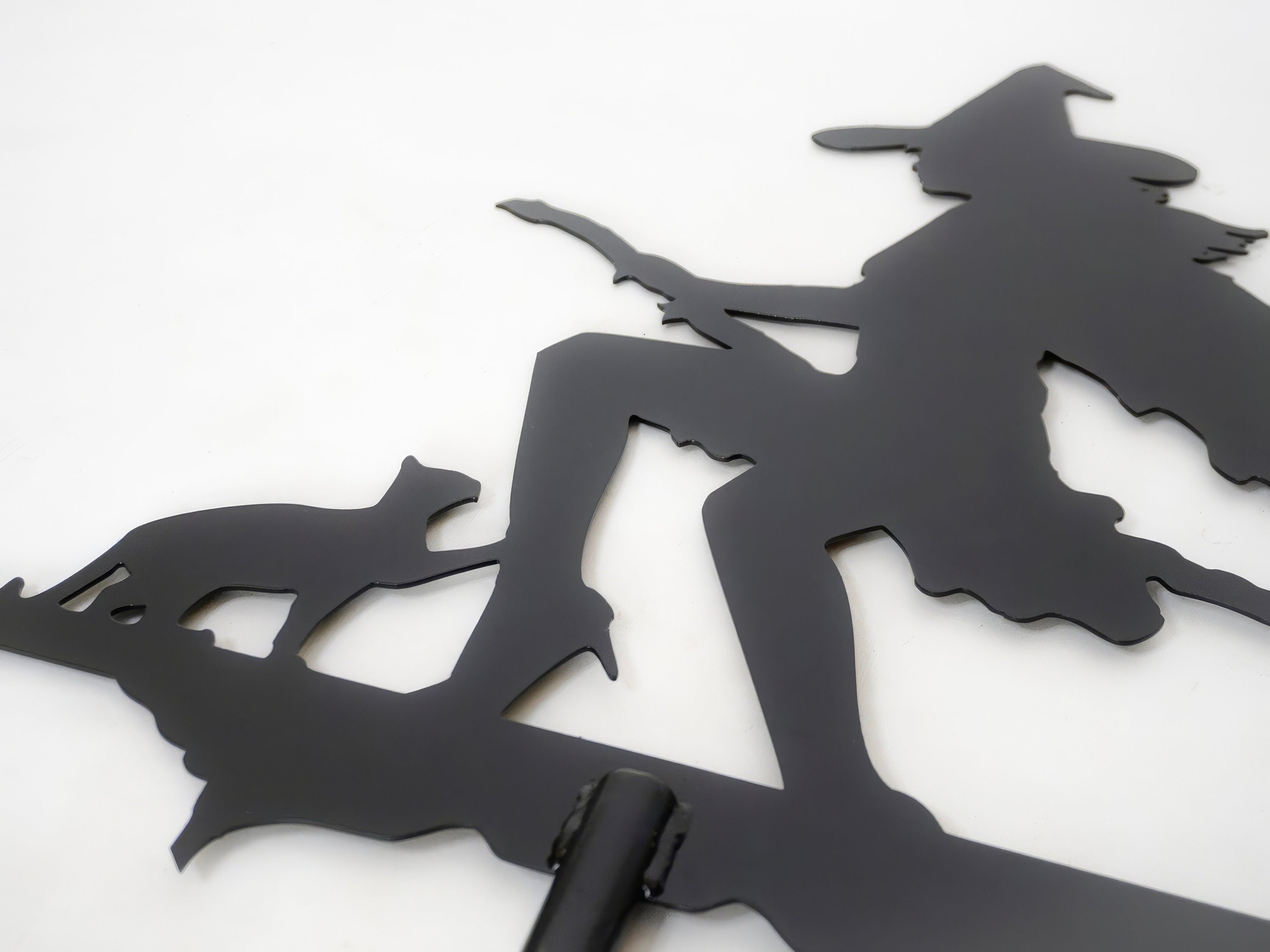Witch Weathervane with Cats — 5