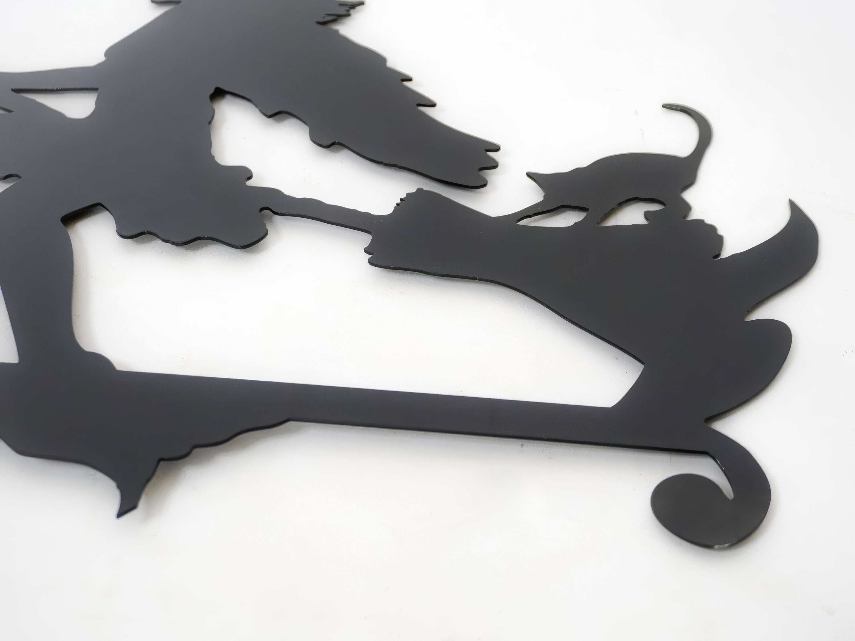 Witch Weathervane with Cats — 4
