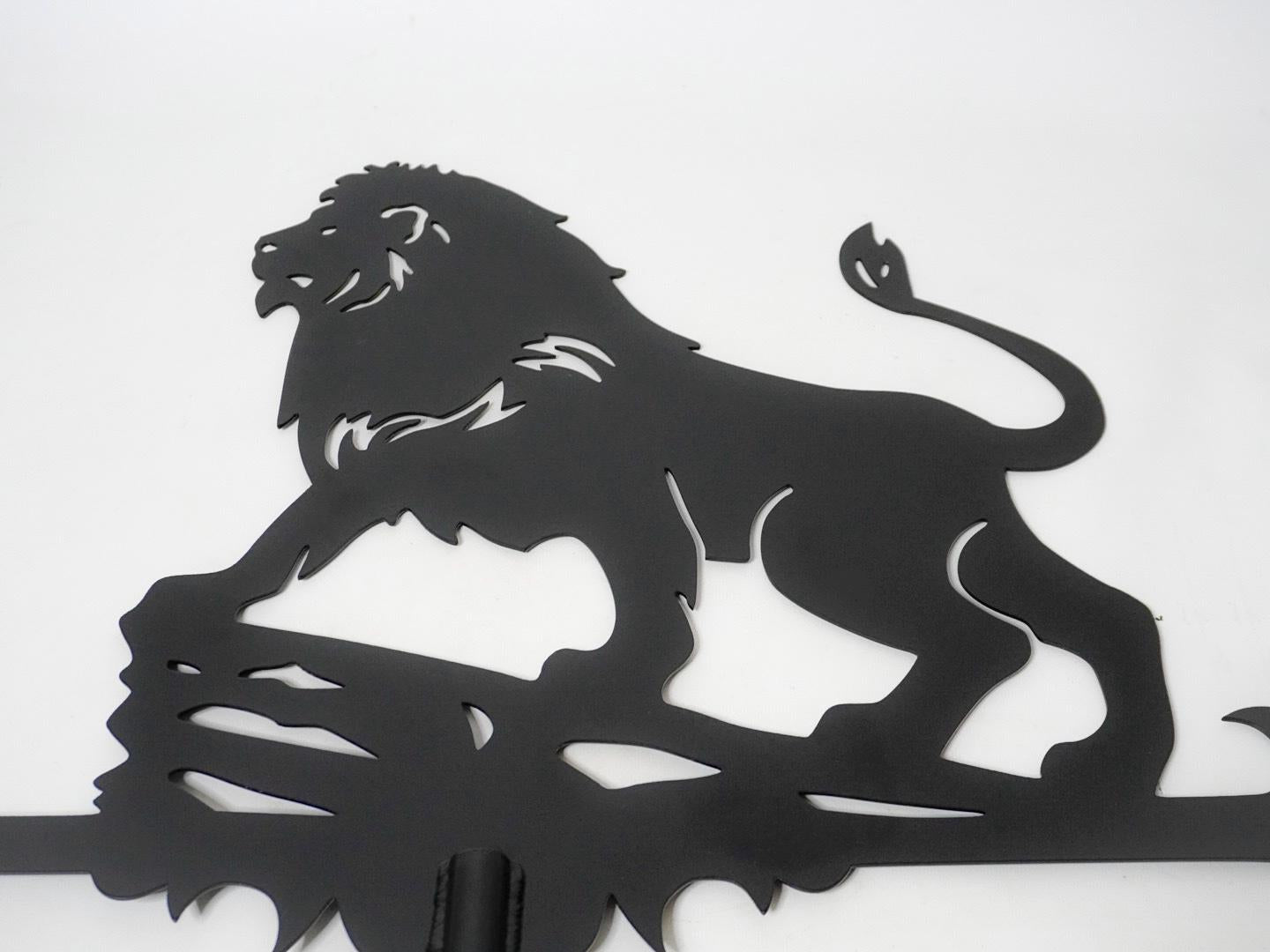Lion Weathervane Metal Wind Vane for Roof or Garden — 3
