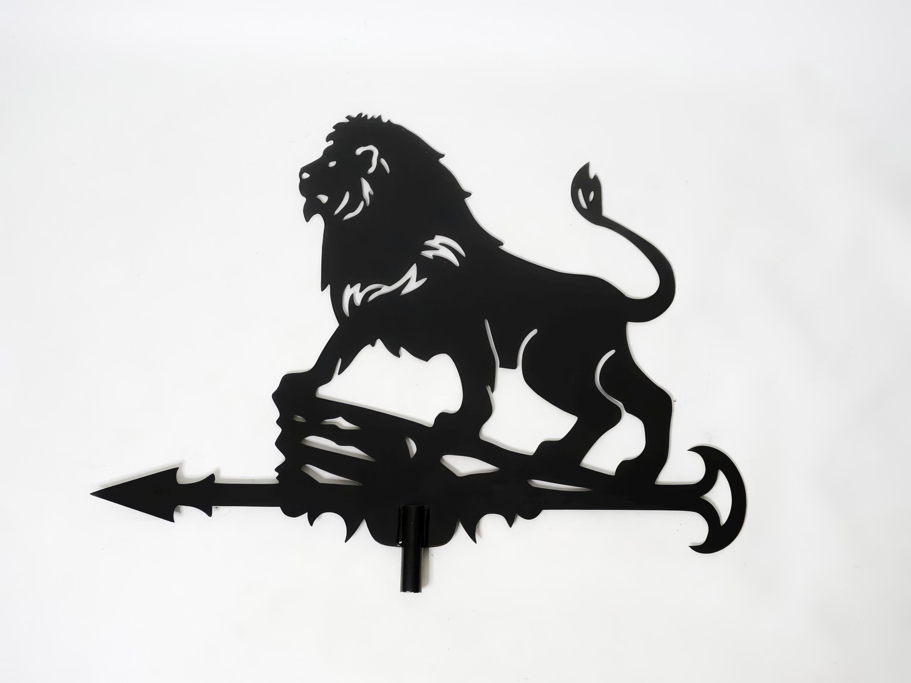 Lion Weathervane Metal Wind Vane for Roof or Garden — 4