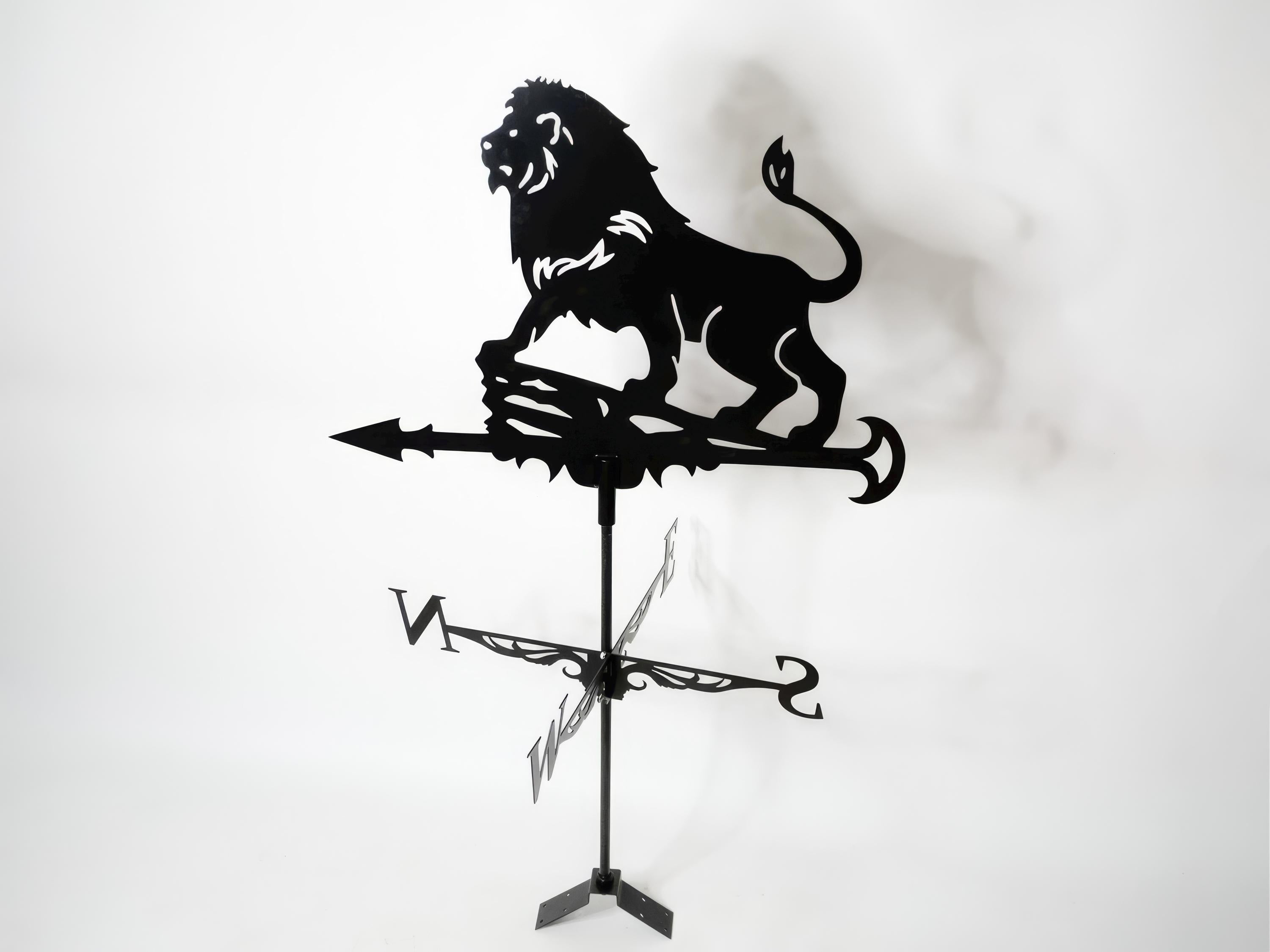 Lion Weathervane Metal Wind Vane for Roof or Garden — 2