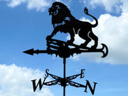 Lion Weathervane Metal Wind Vane for Roof or Garden