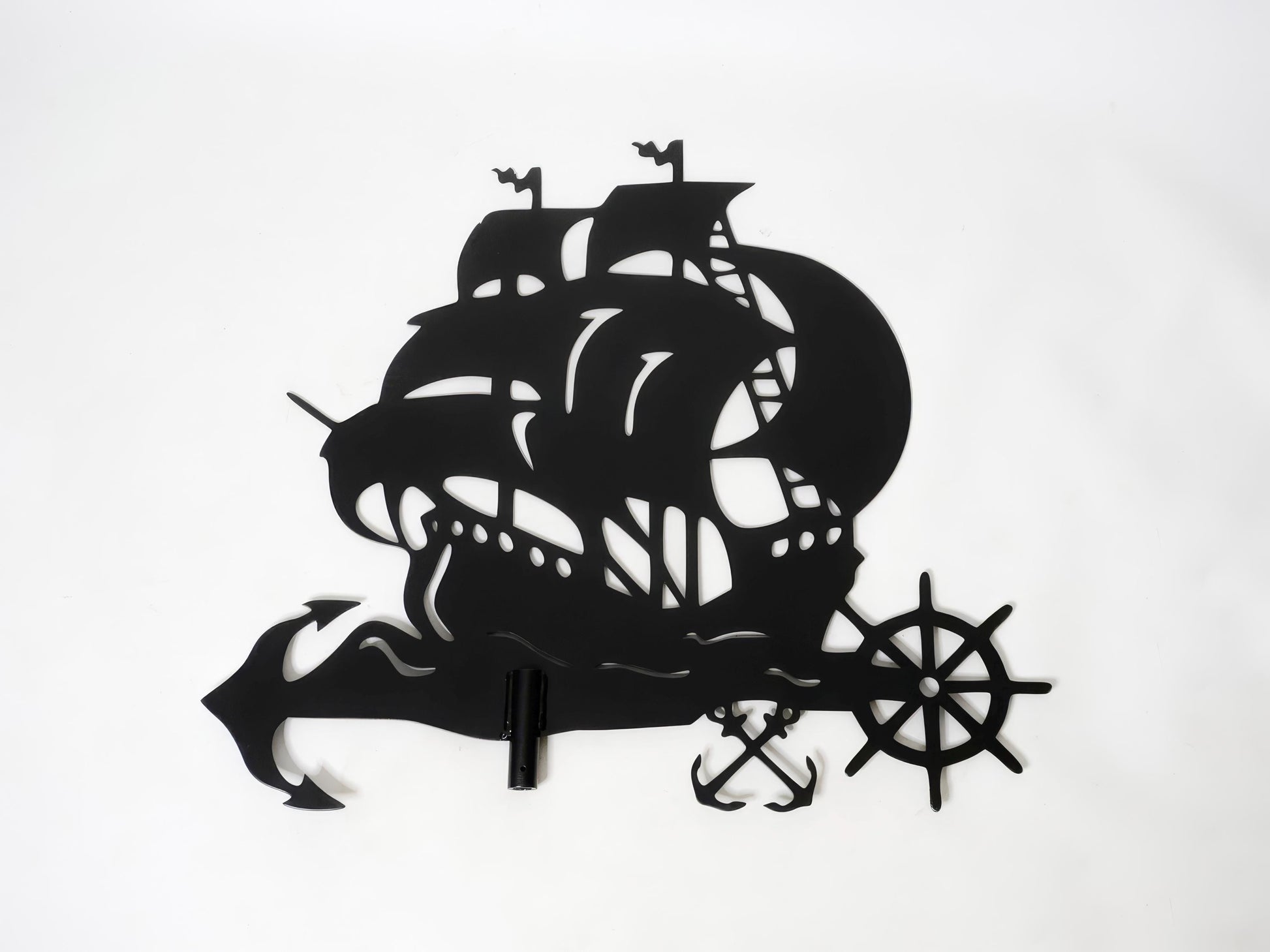 Ship Metal Weathervane — 2