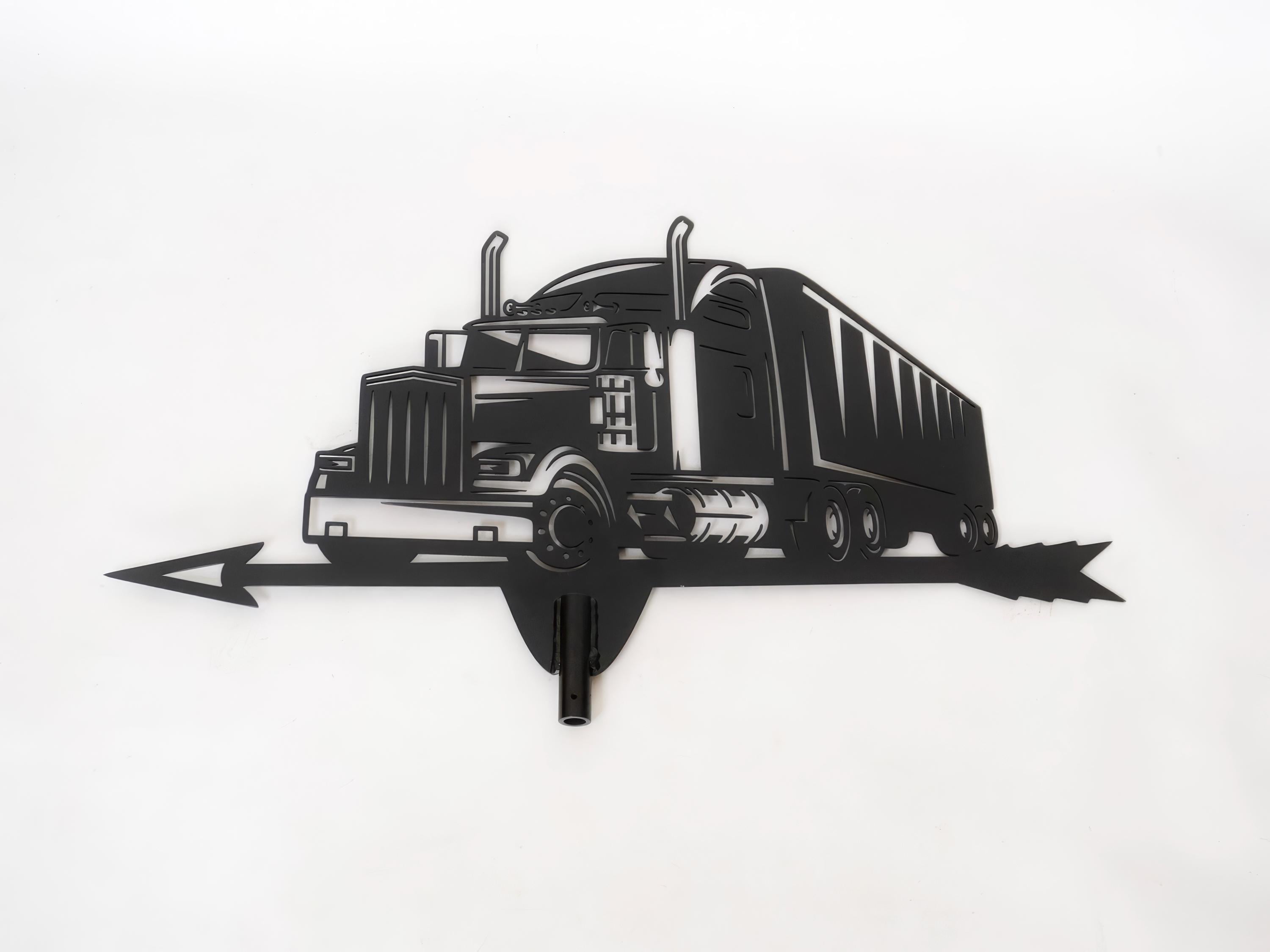 Truck Weathervane Metal Wind Vane — 6