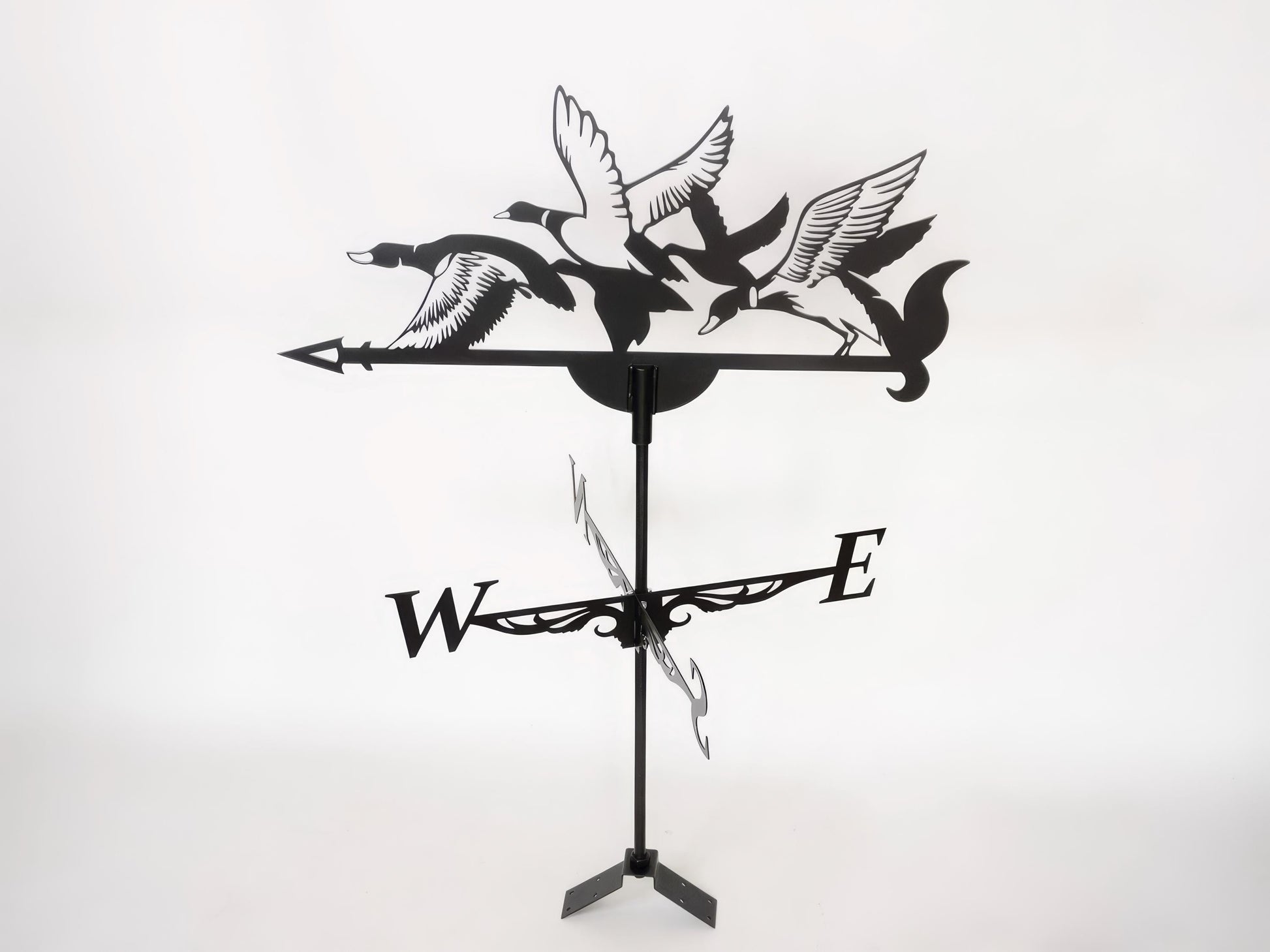 Duck Weather Vane Metal Wind Direction Decor for Roof — 2