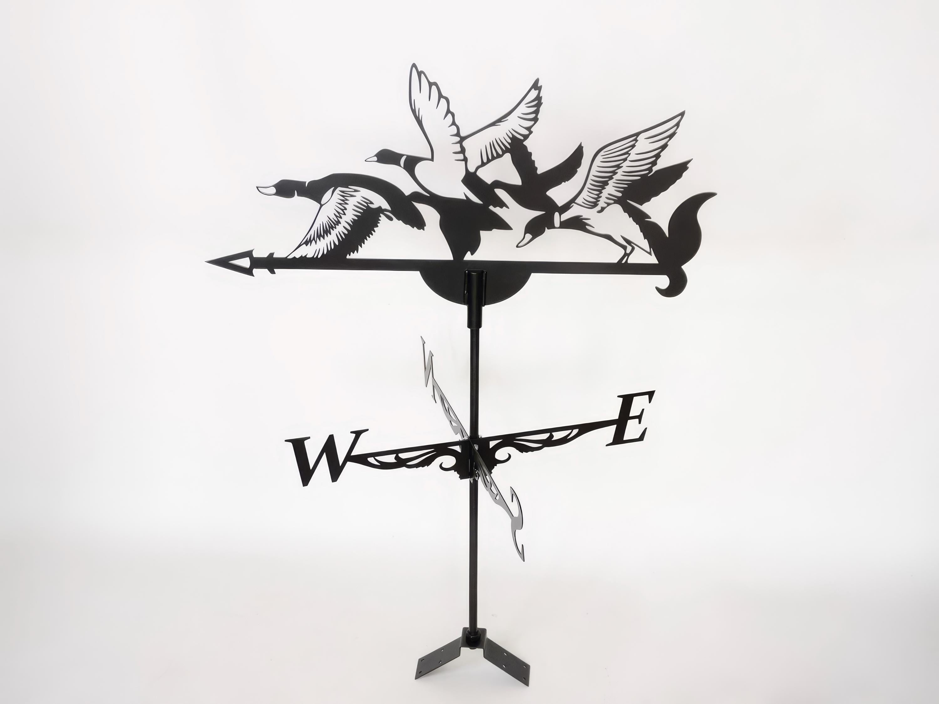 Duck Weather Vane Metal Wind Direction Decor for Roof — 2