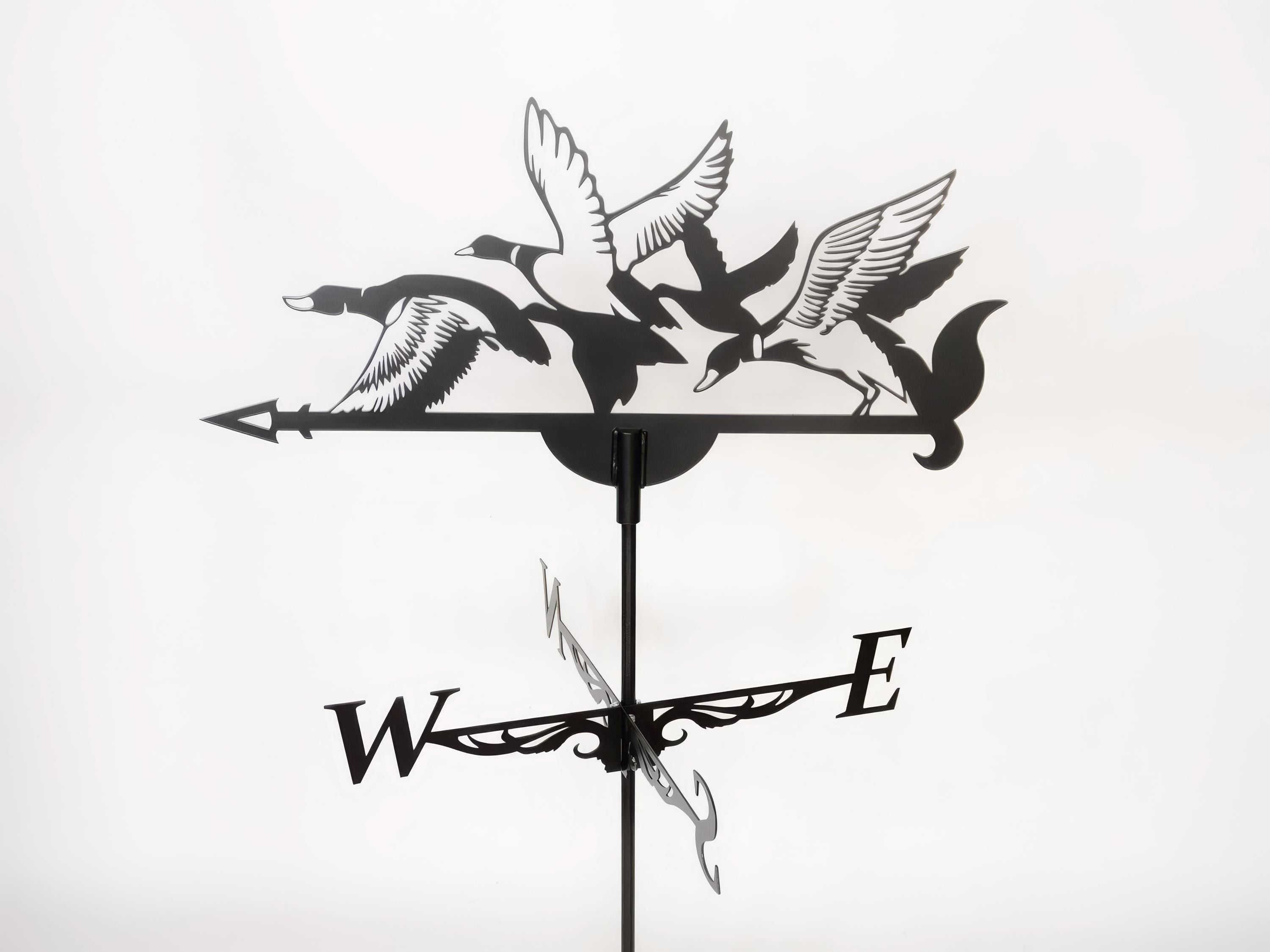 Duck Weather Vane Metal Wind Direction Decor for Roof — 3