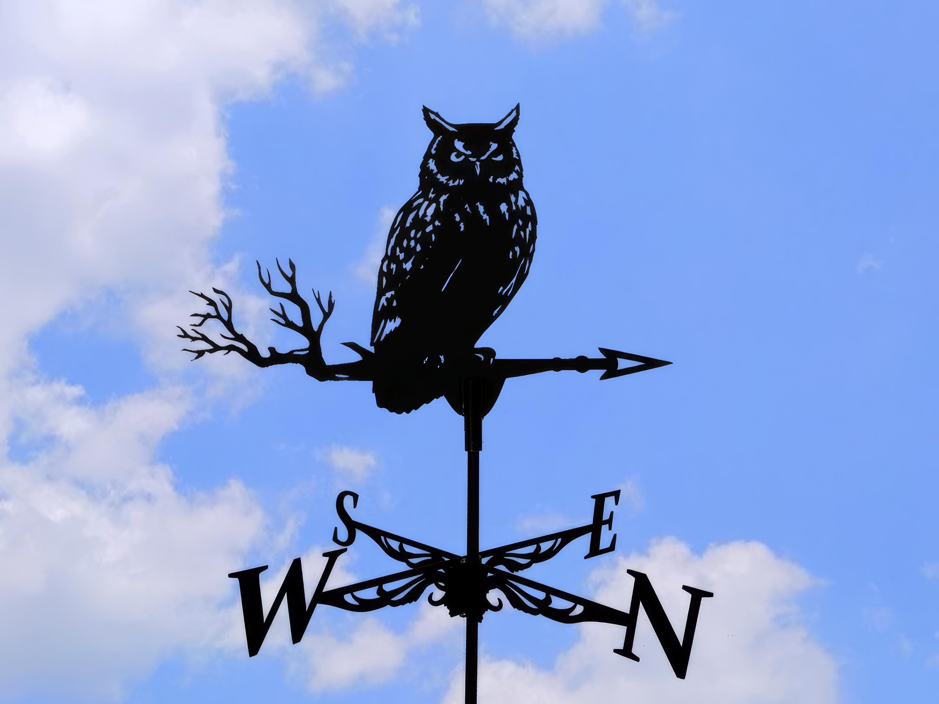 Metal Owl Weathervane — 7