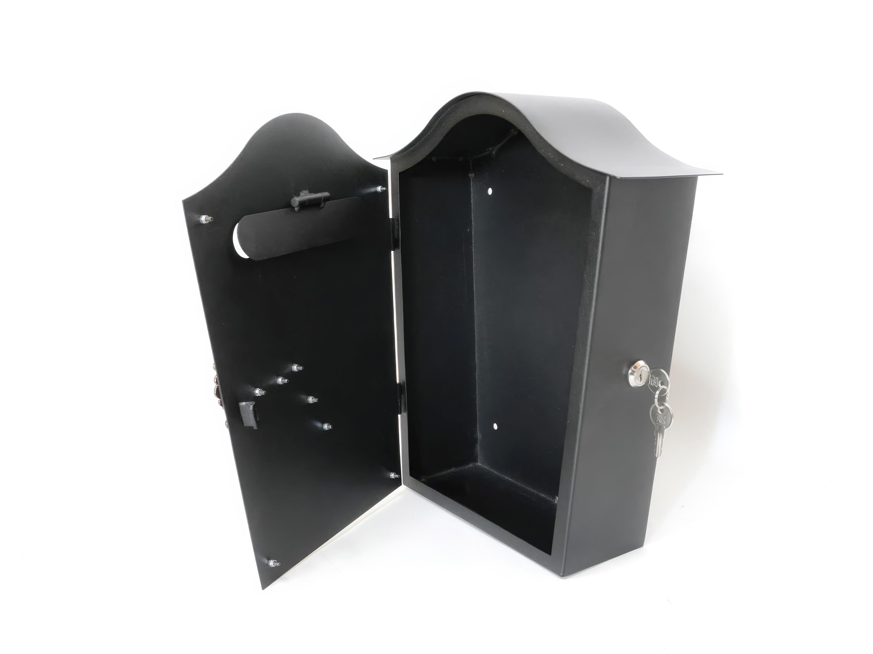 Personalized Locking Mailbox with Cat — 8
