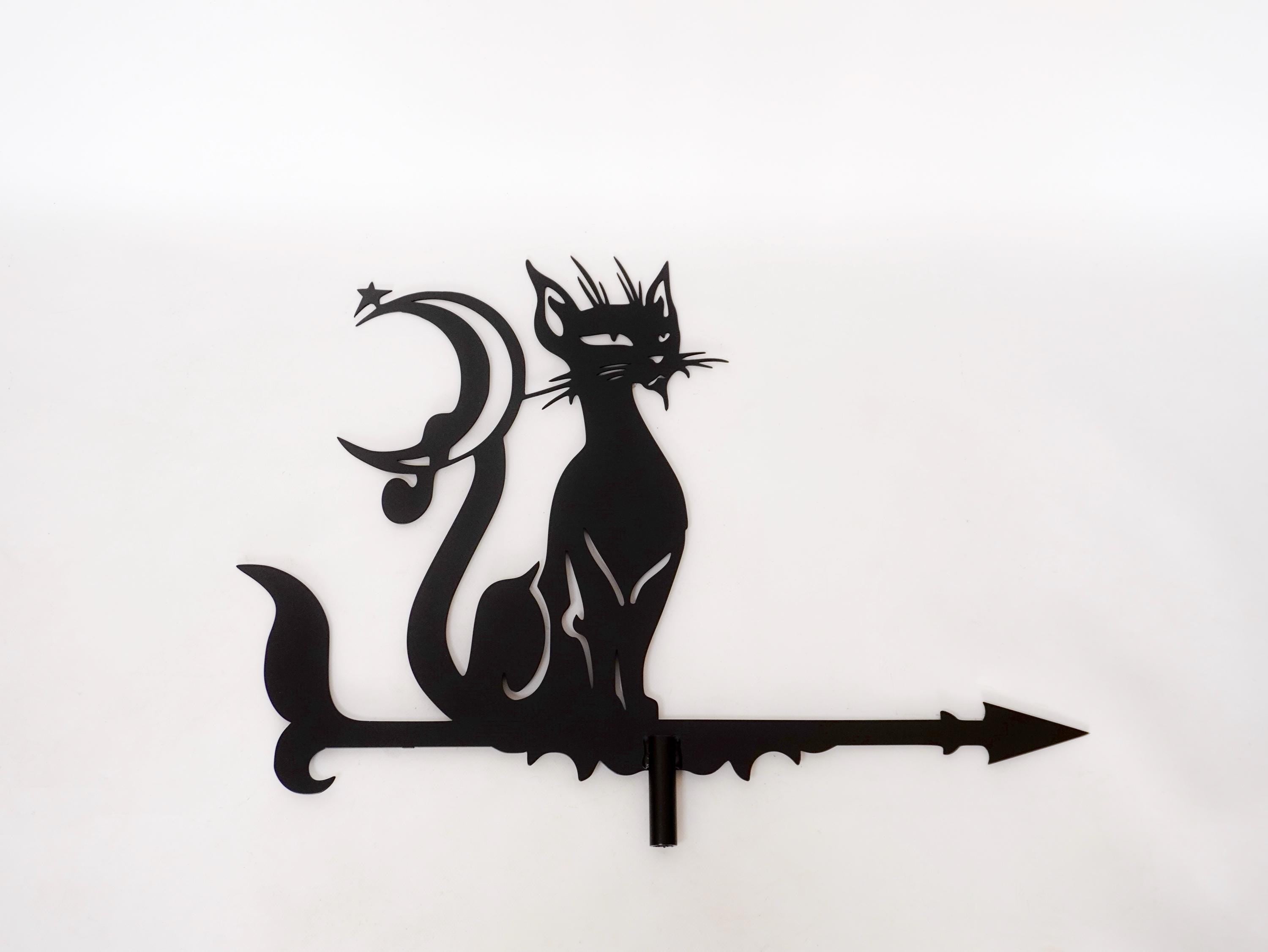 Moon Cat Metal Weathervane — 6