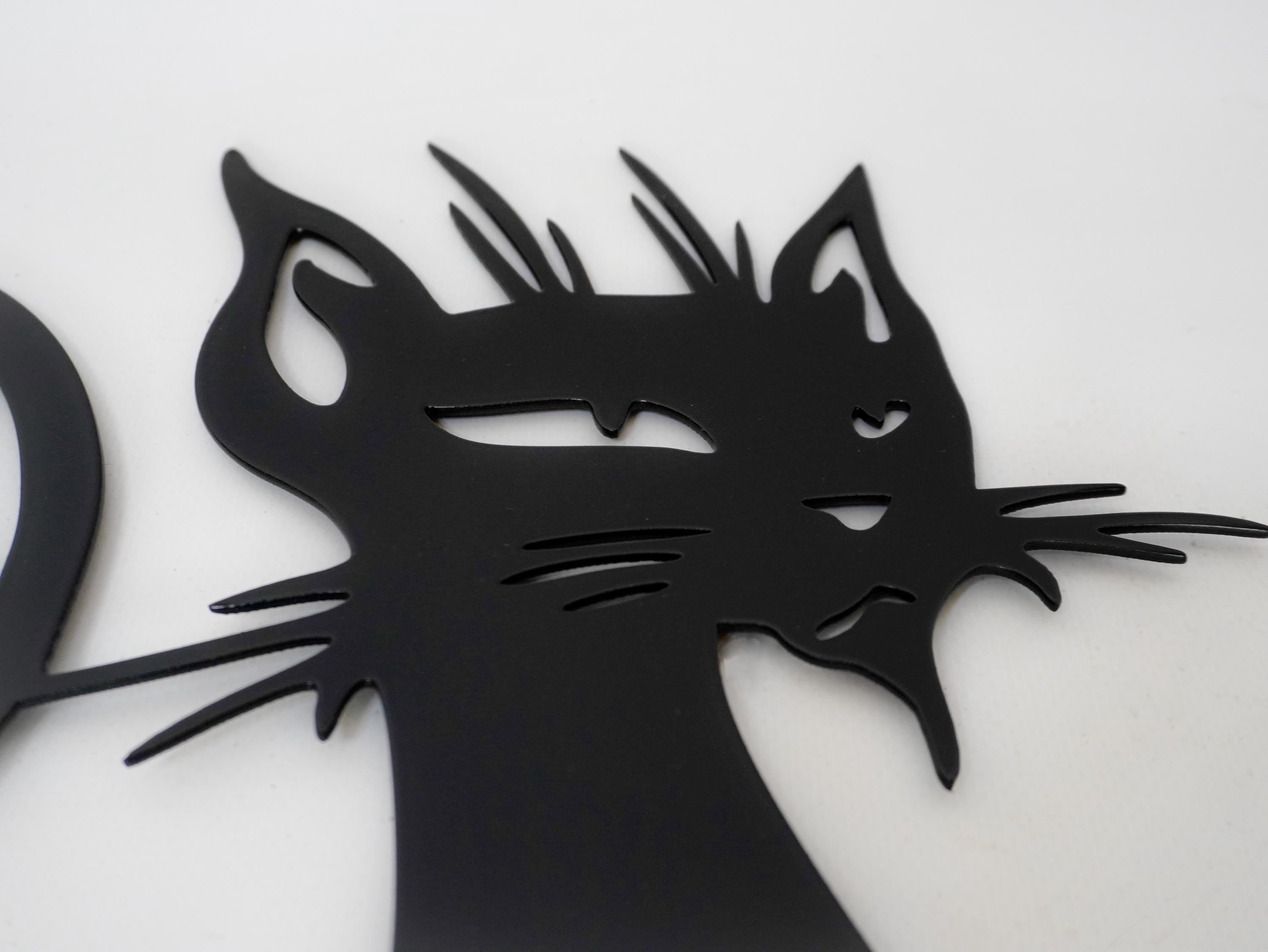 Moon Cat Metal Weathervane — 4