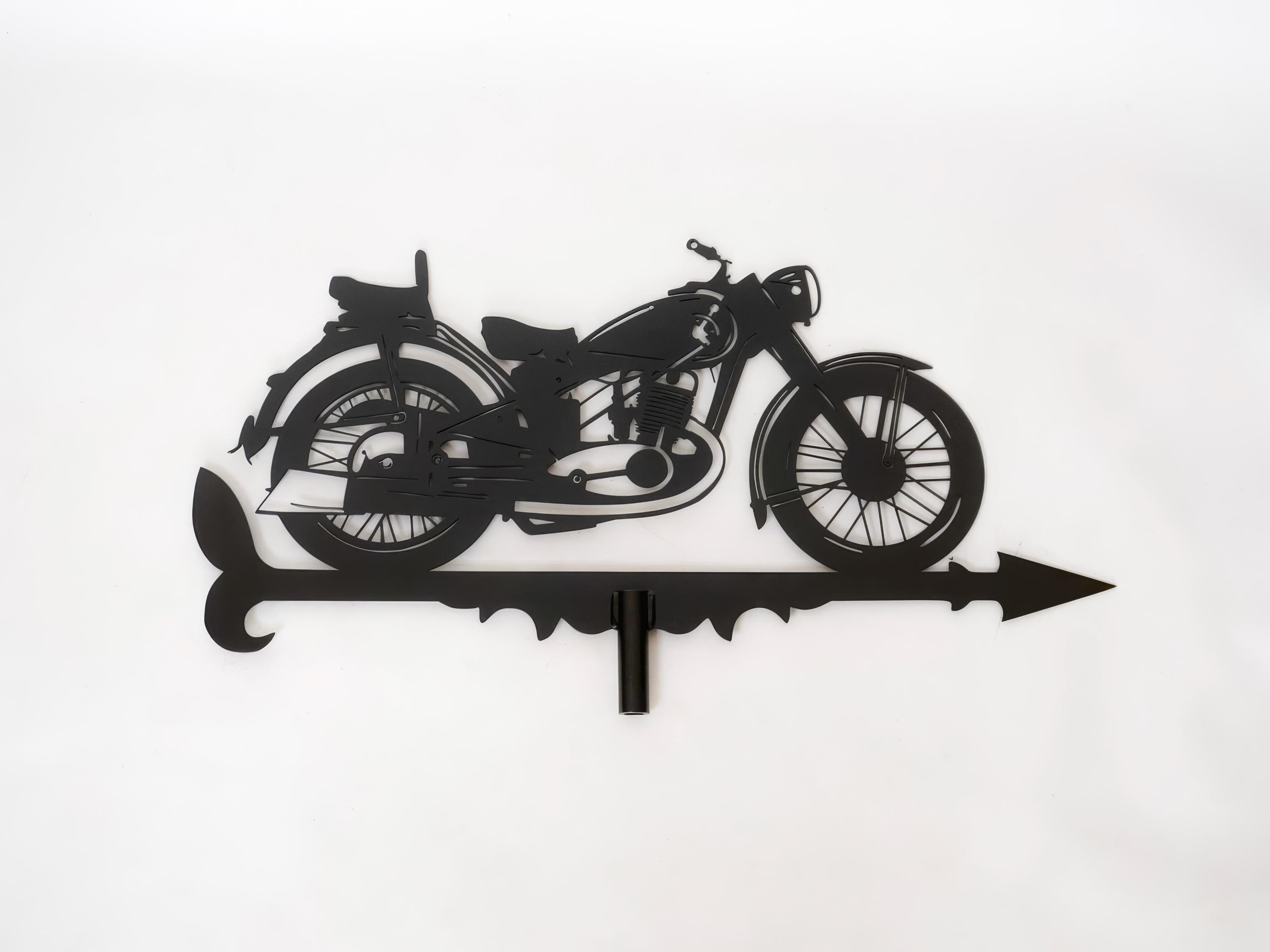Motorcycle Weathervane — 3