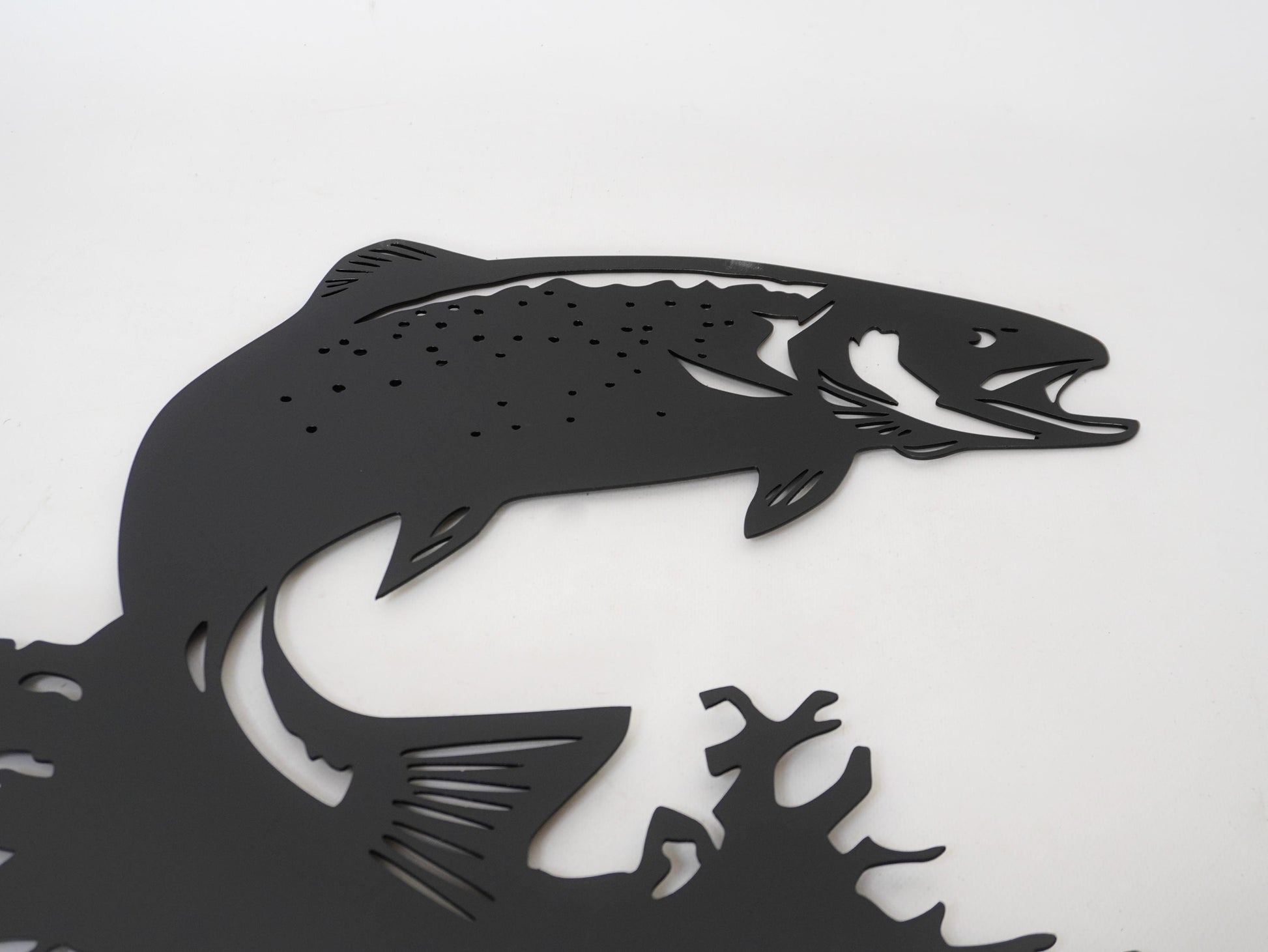Trout Fish Metal Weathervane — 4