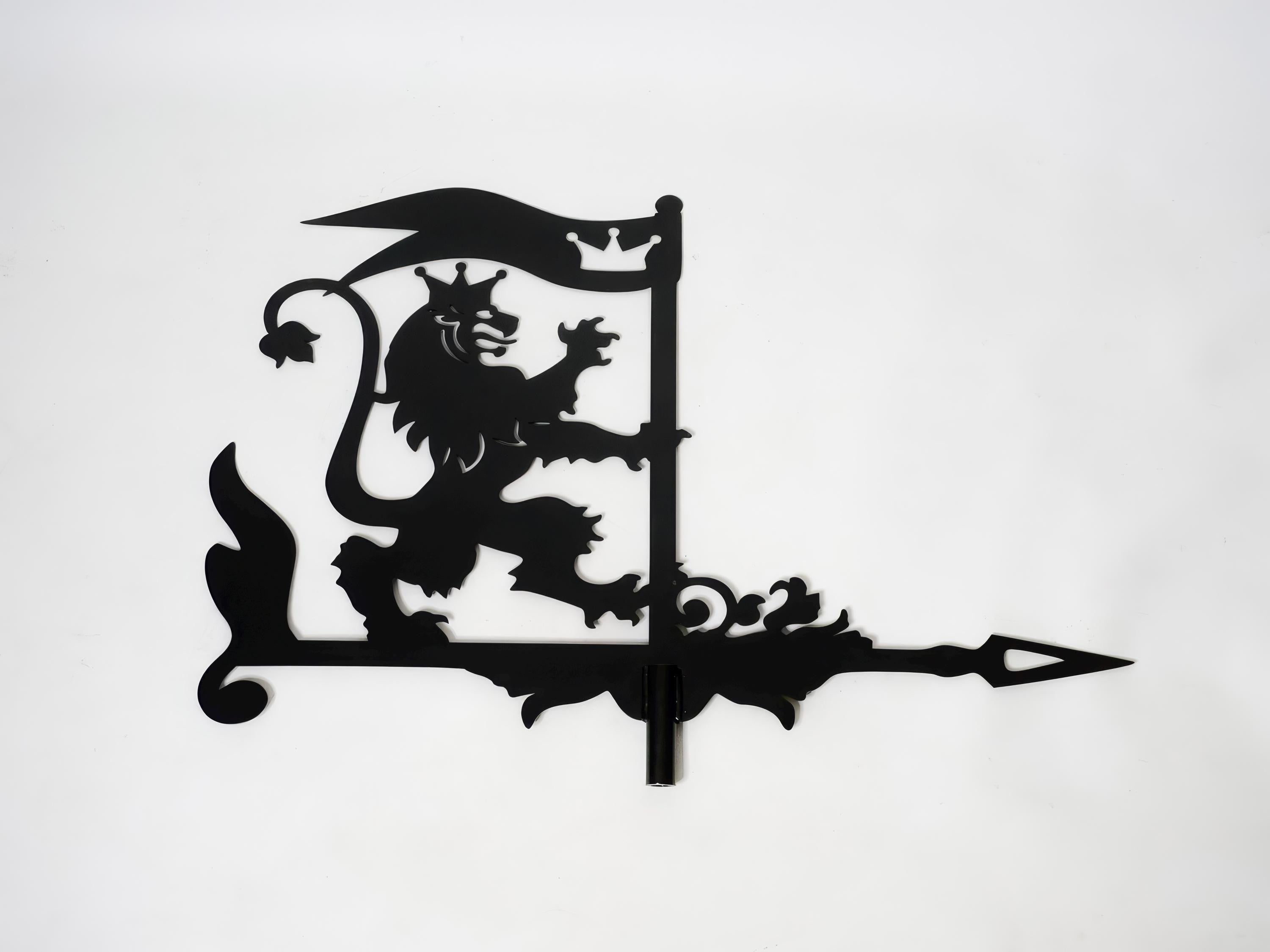 Lion Heraldic Metal Weathervane — 3