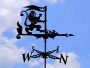 Lion Heraldic Metal Weathervane