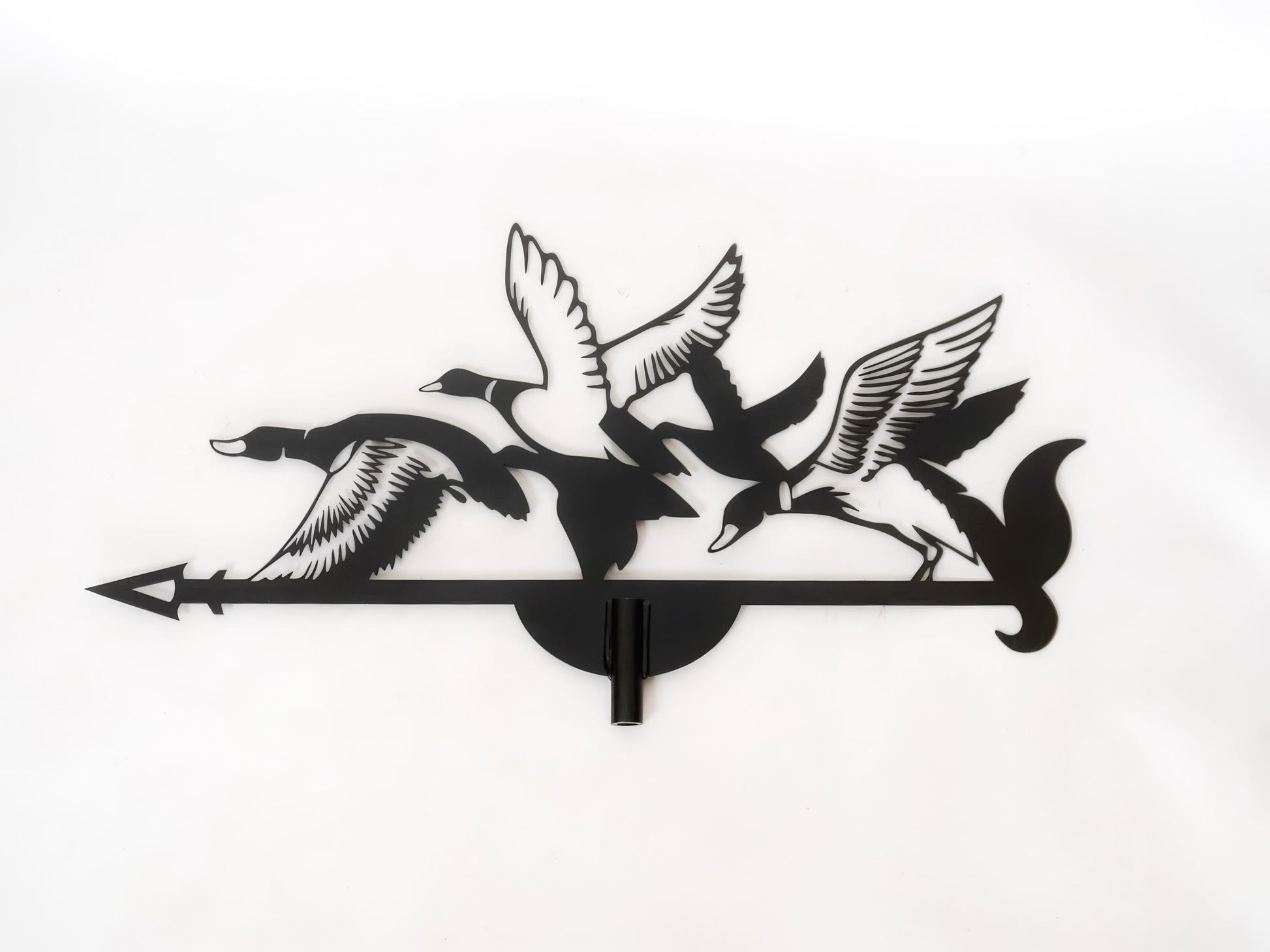 Duck Weather Vane Metal Wind Direction Decor for Roof — 4