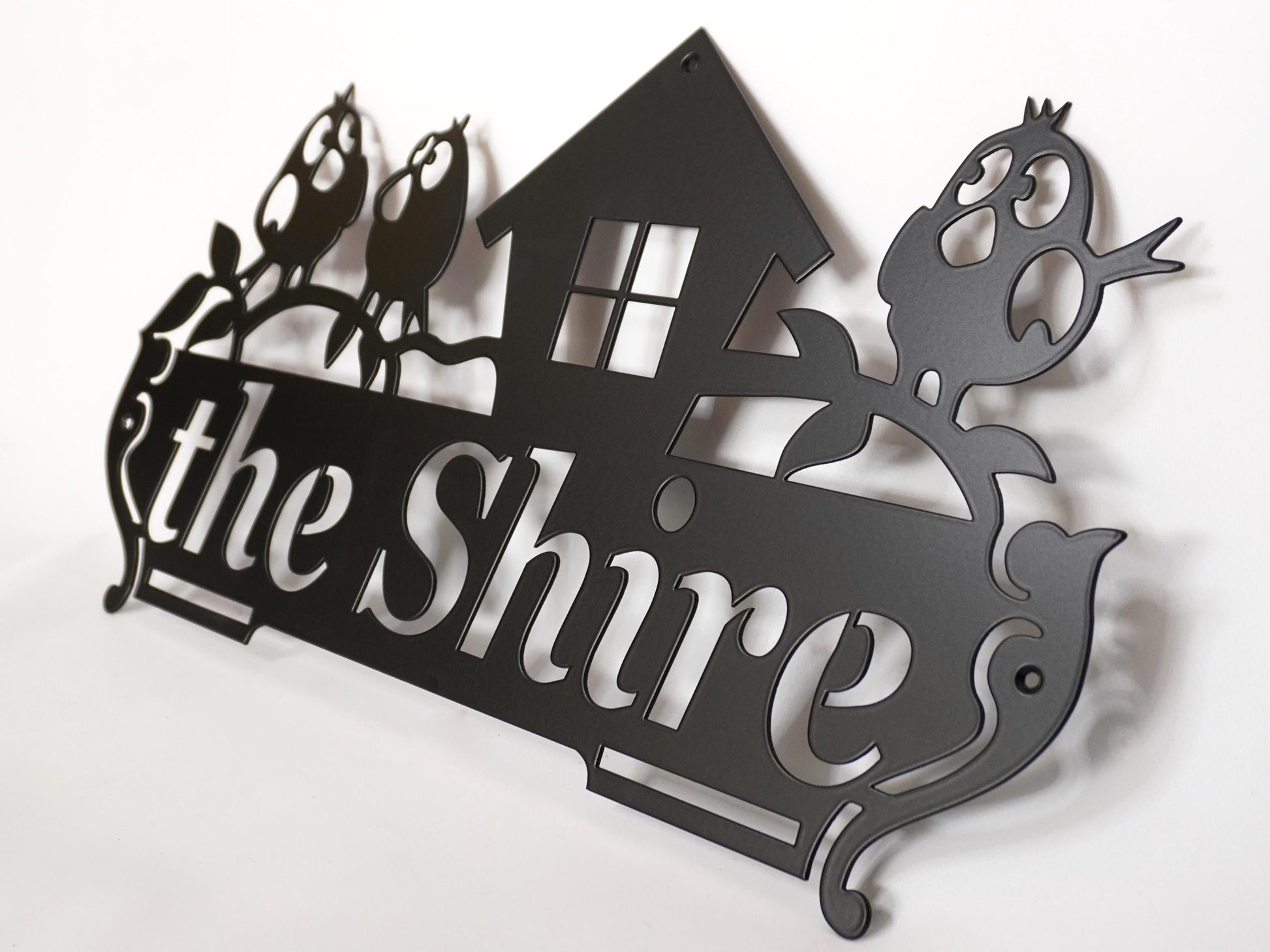 Personalized Bird House Address Sign — 4