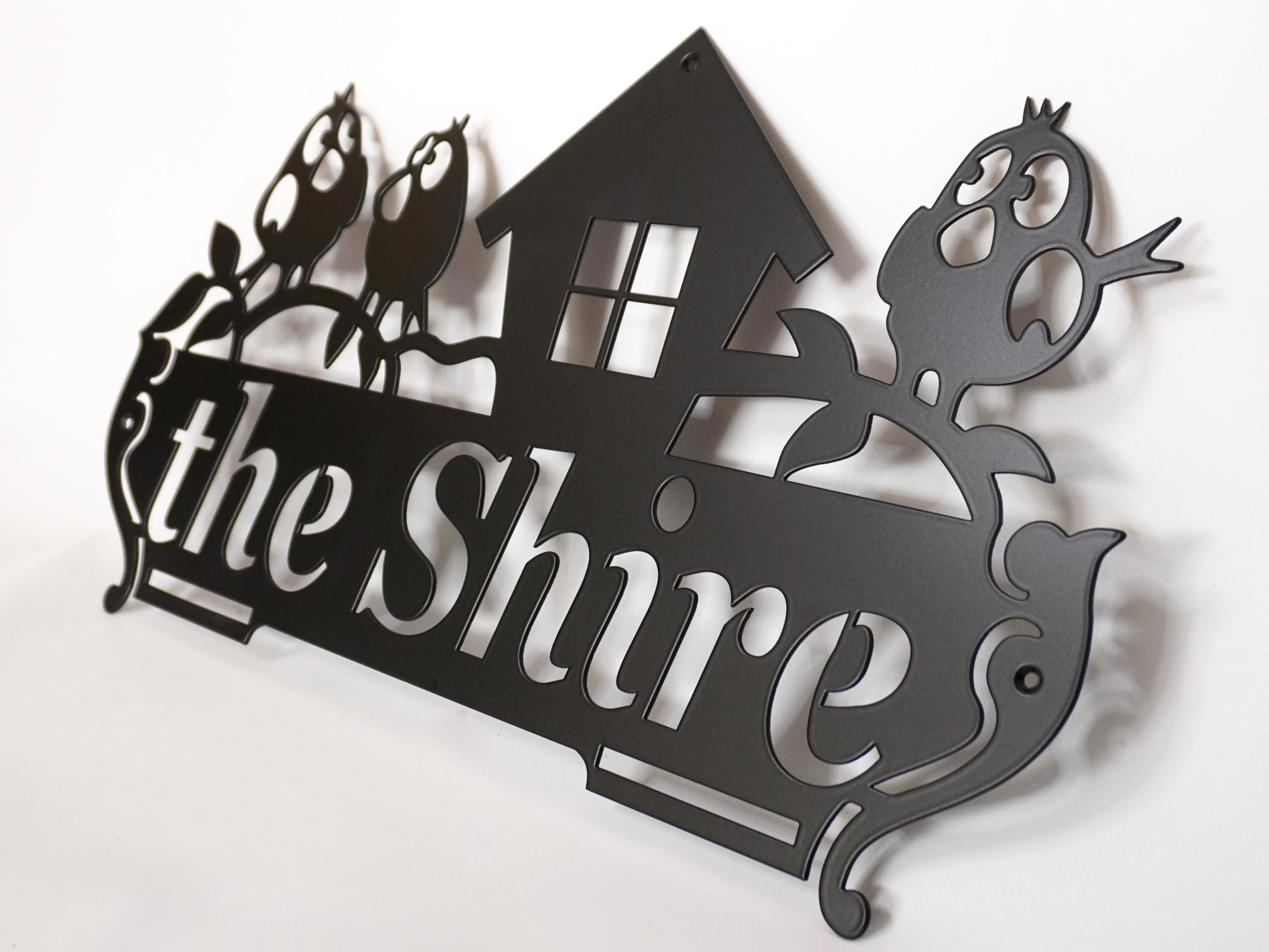 Personalized Bird House Address Sign — 4
