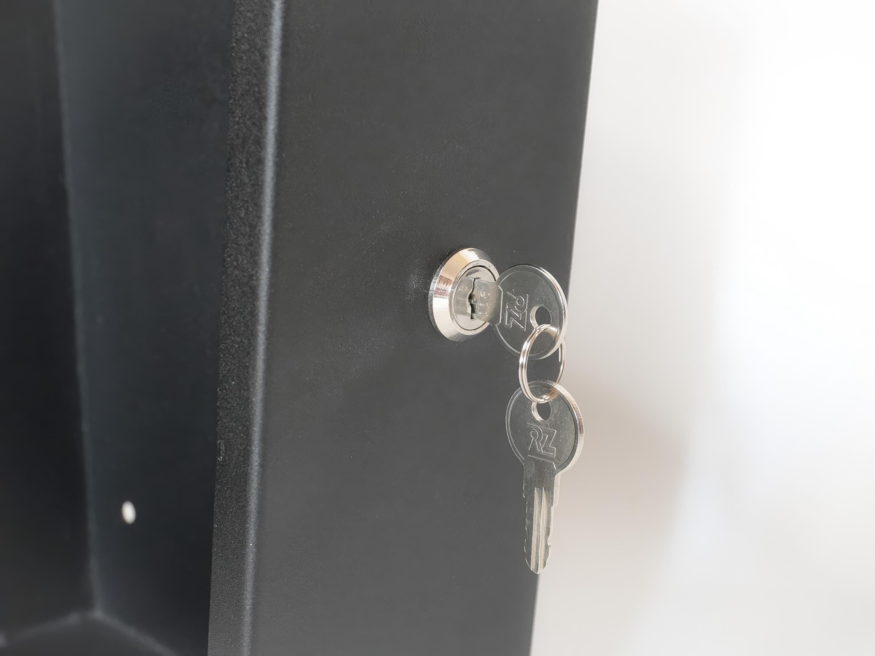 Personalized Locking Mailbox with Cat — 10