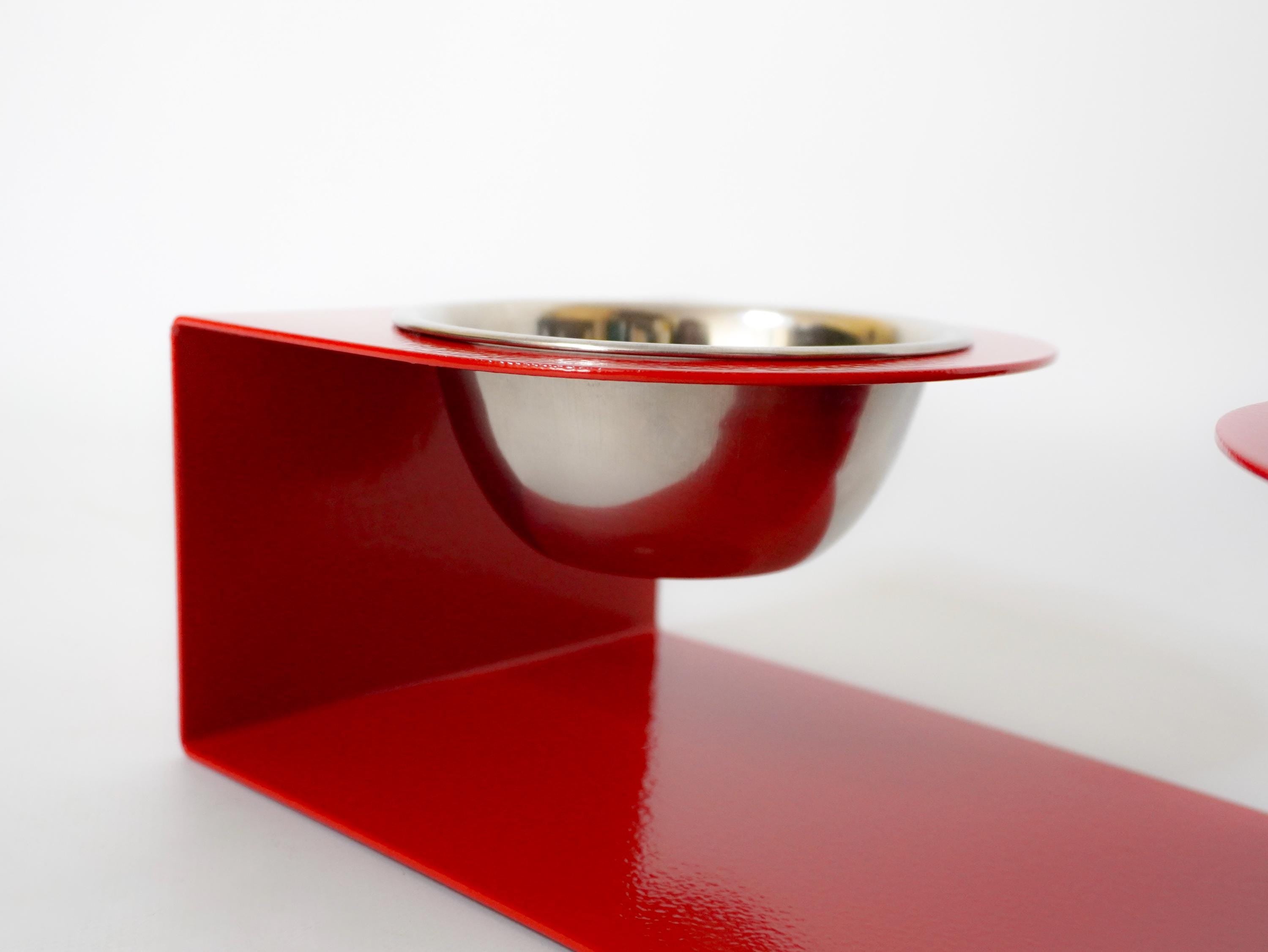 Elevated Double Pet Bowl Stand — 6