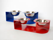 Elevated Double Pet Bowl Stand