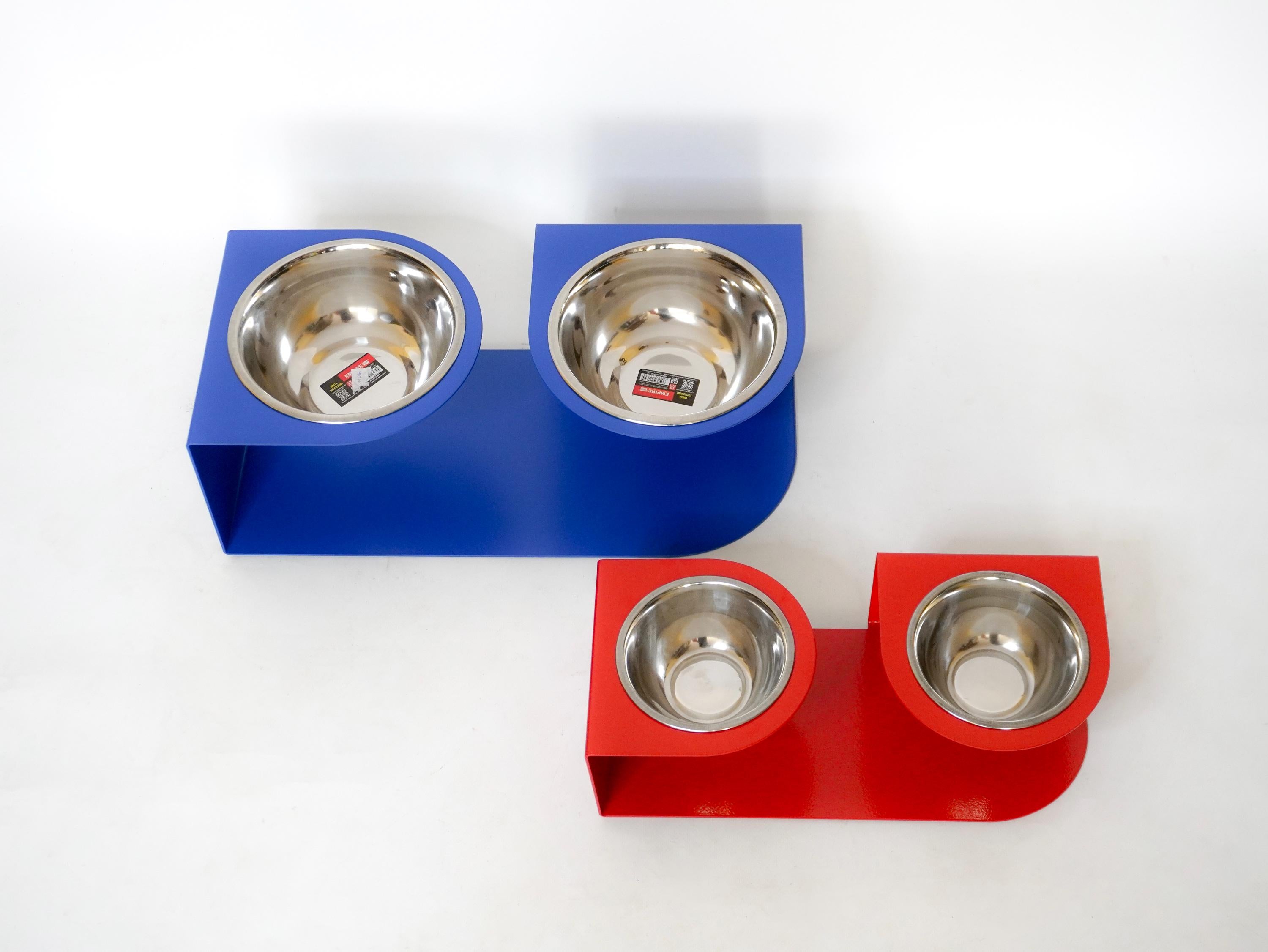 Elevated Double Pet Bowl Stand — 2