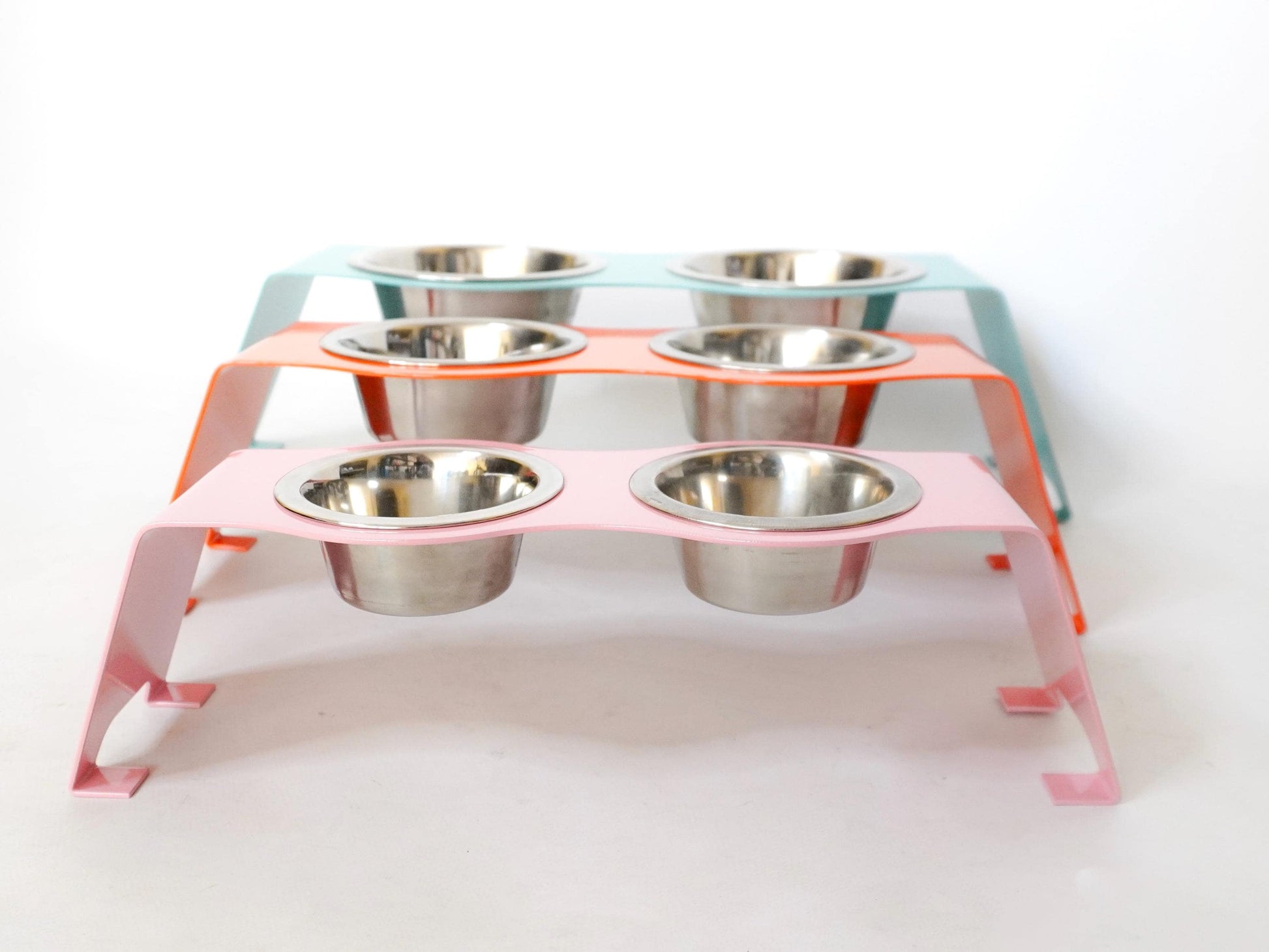 Elevated Double Pet Bowl — 3