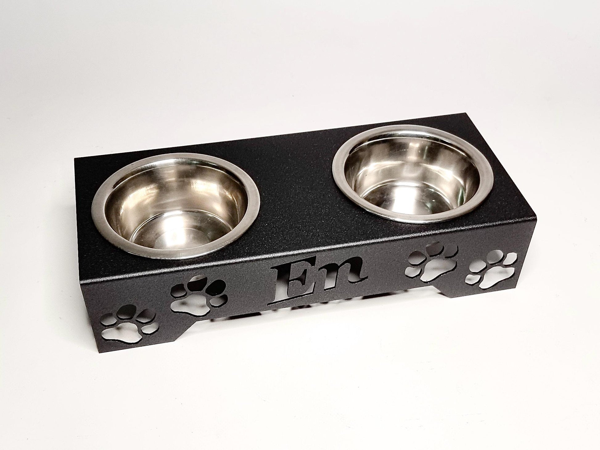 Personalized Elevated Pet Bowl Stand — 3