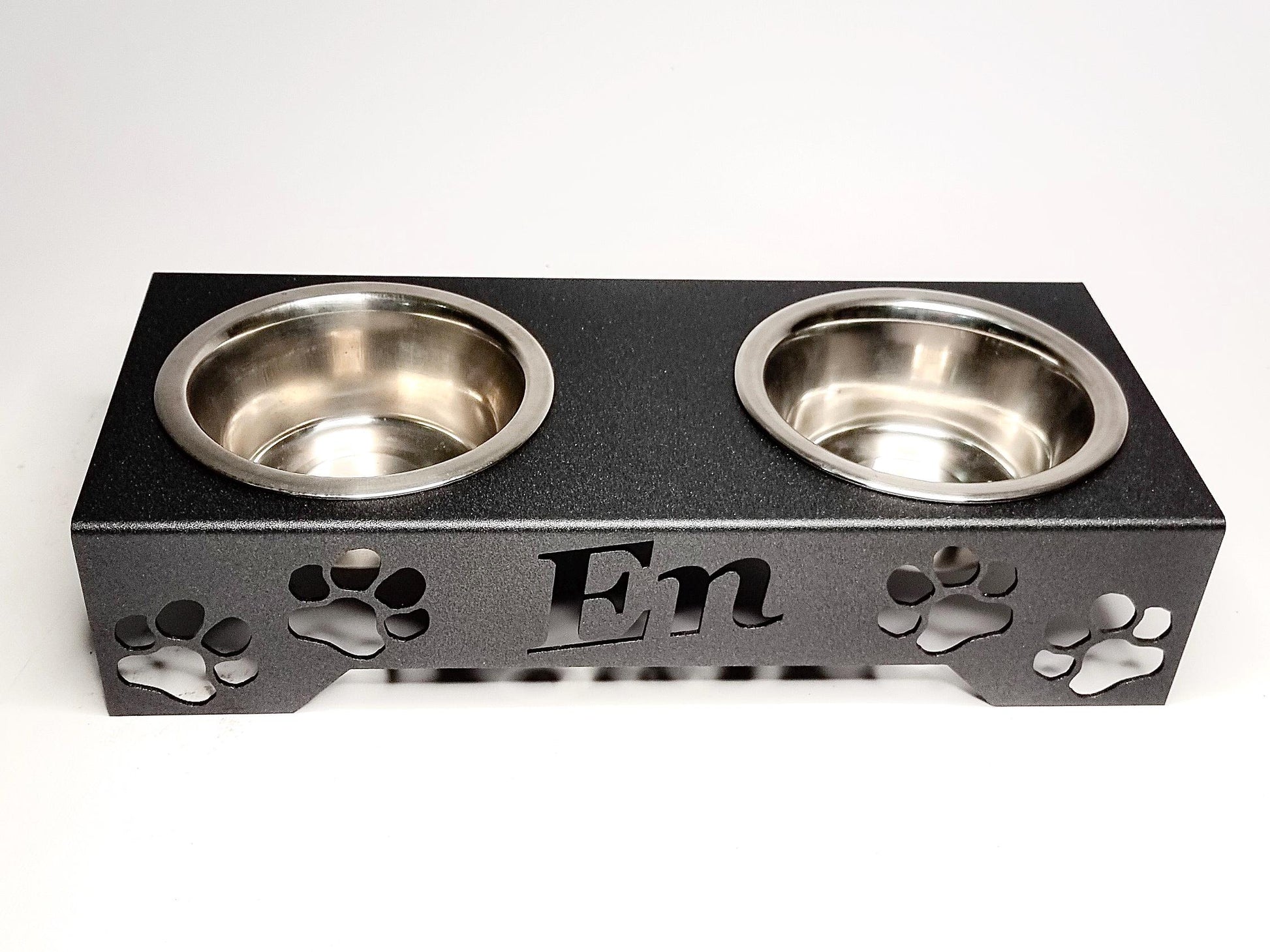 Personalized Elevated Pet Bowl Stand — 4
