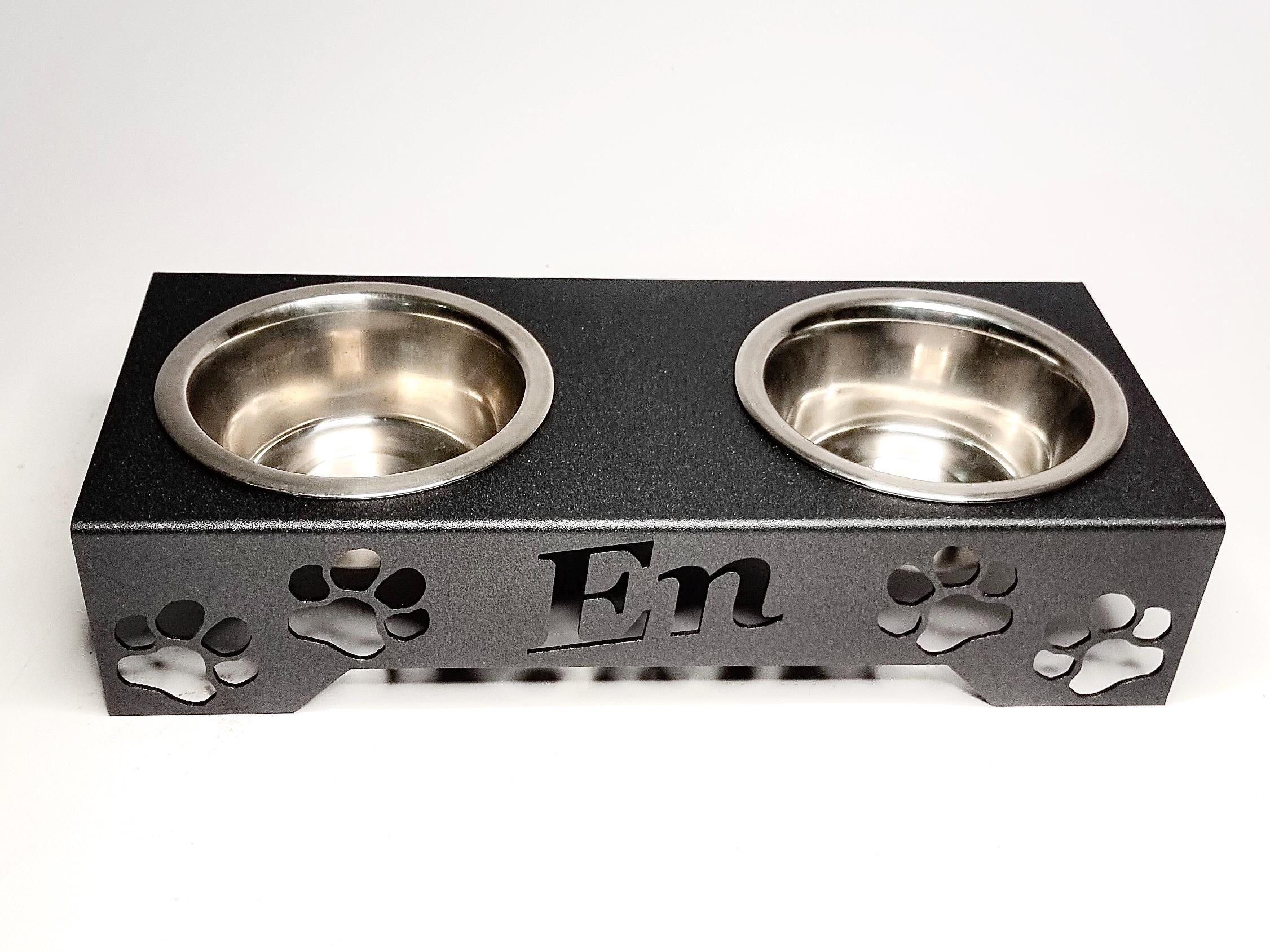 Personalized Elevated Pet Bowl Stand — 4