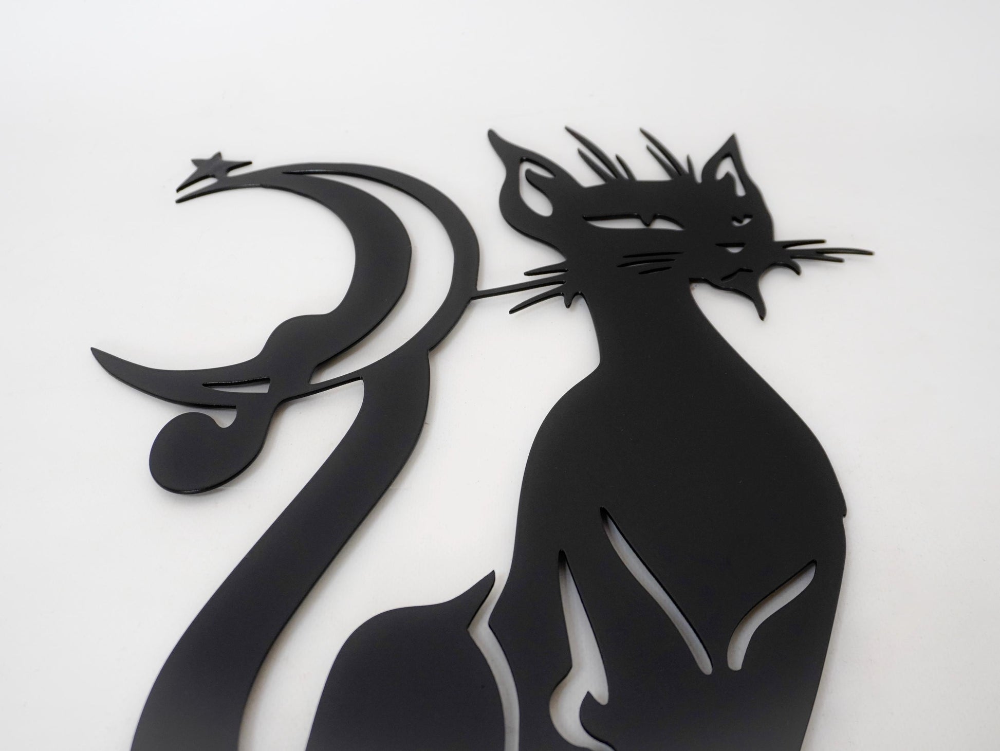 Moon Cat Metal Weathervane — 3