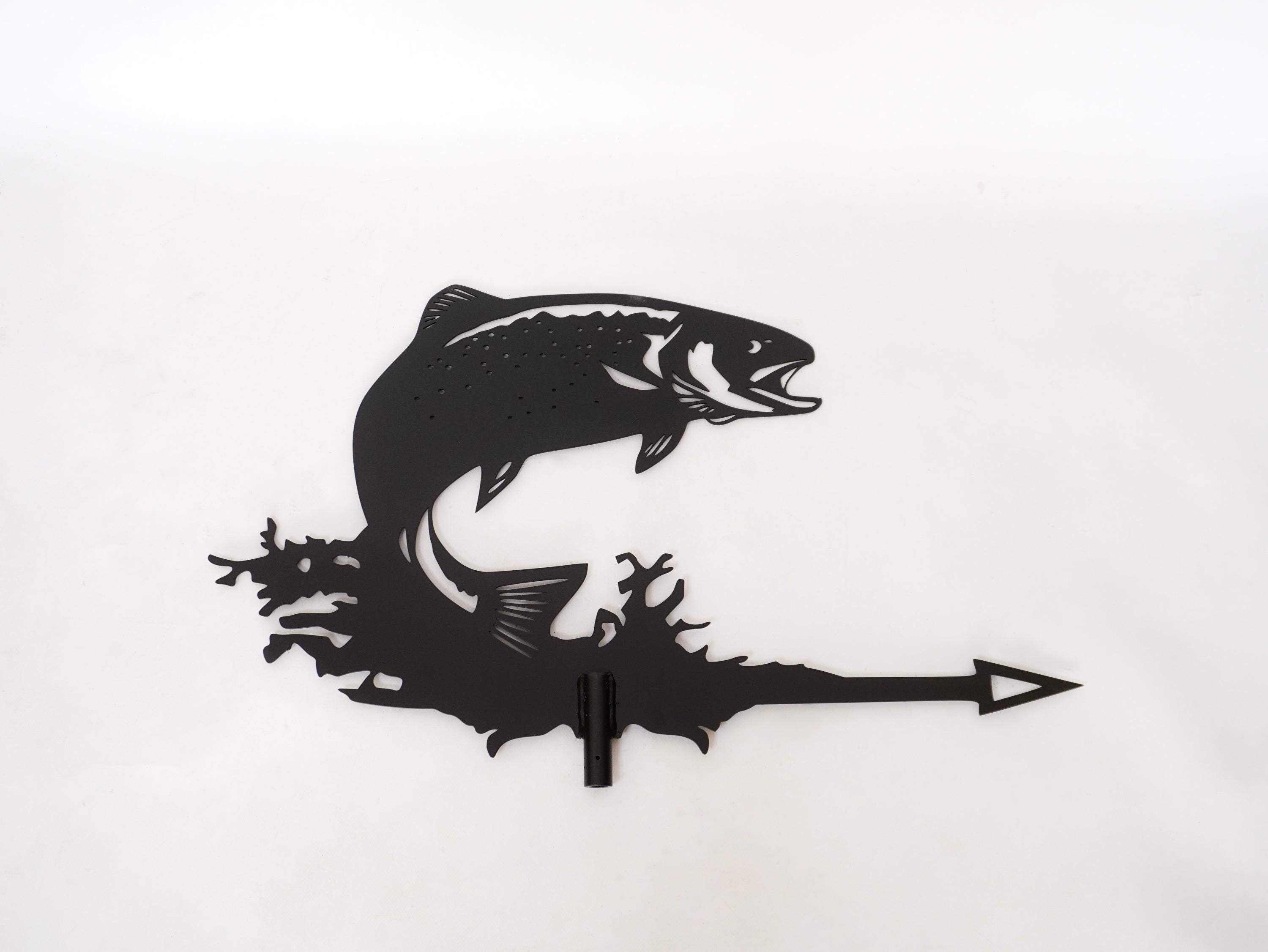 Trout Fish Metal Weathervane — 3