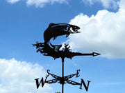 Trout Fish Metal Weathervane