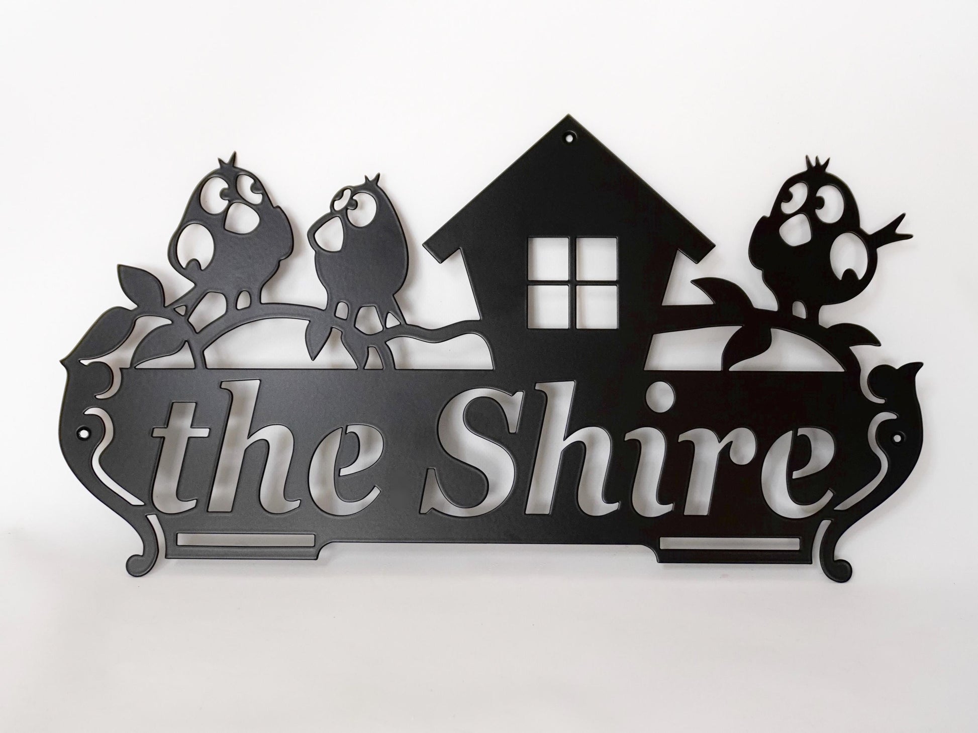 Personalized Bird House Address Sign — 2