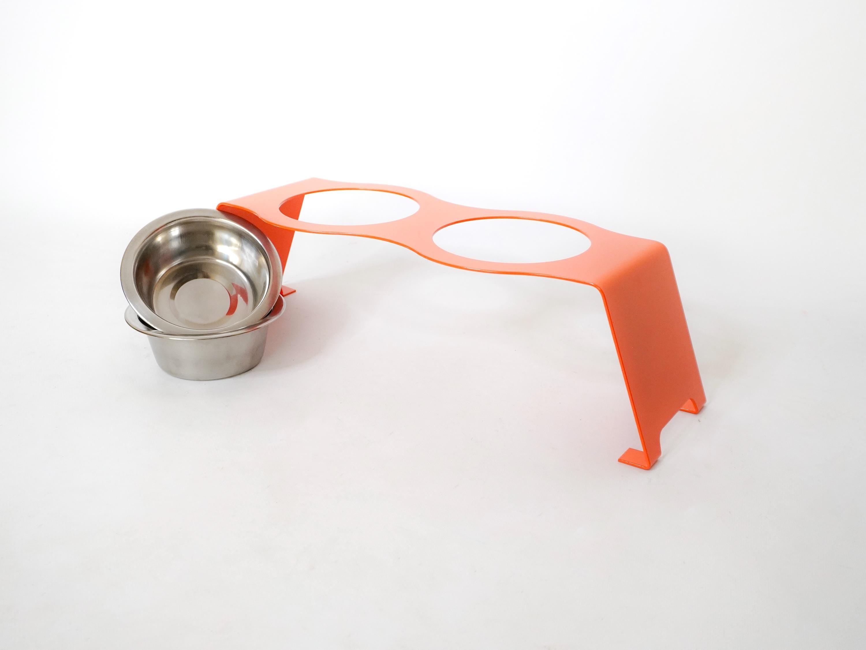 Elevated Double Pet Bowl — 5