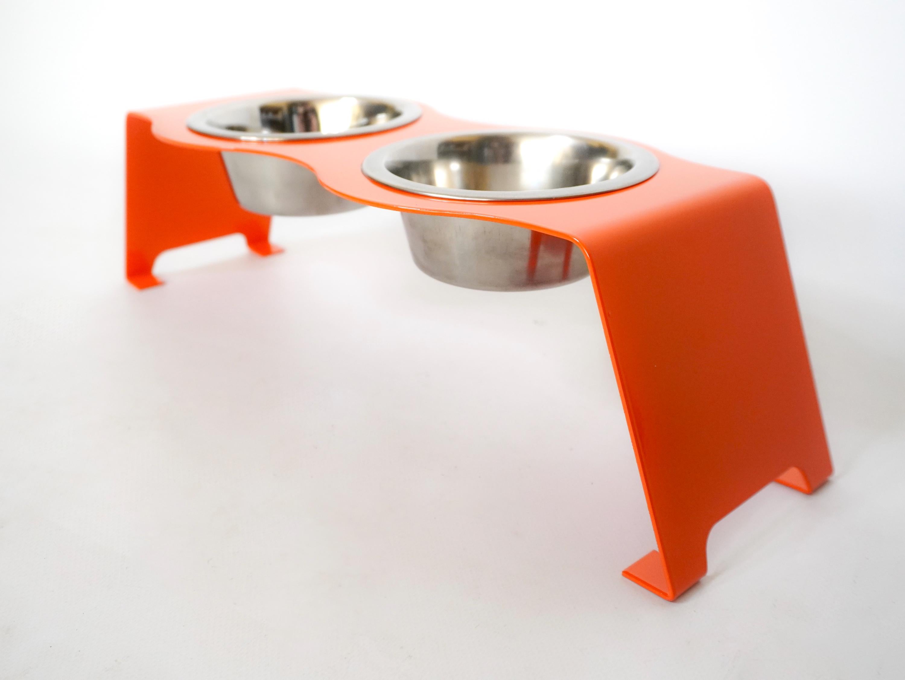 Elevated Double Pet Bowl — 4