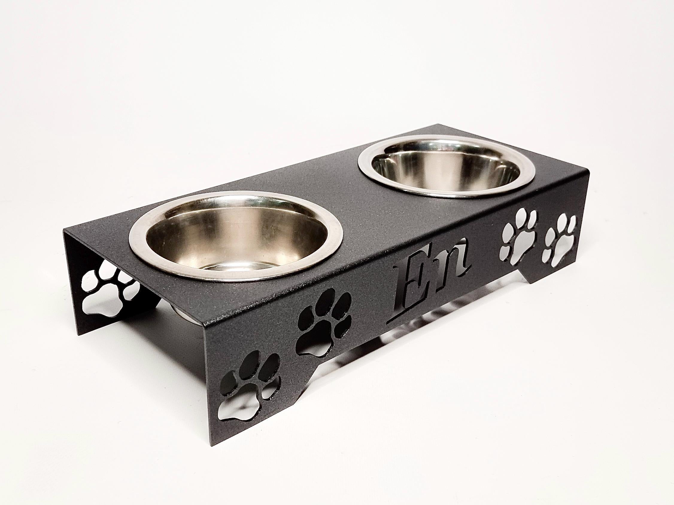 Personalized Elevated Pet Bowl Stand