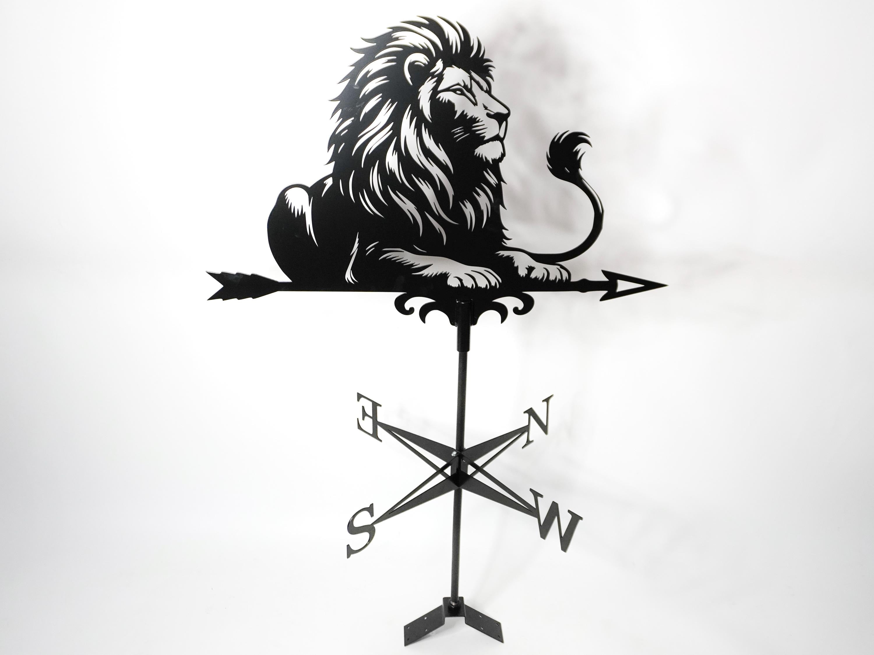 Lion Weathervane Metal Wind Vane — 2