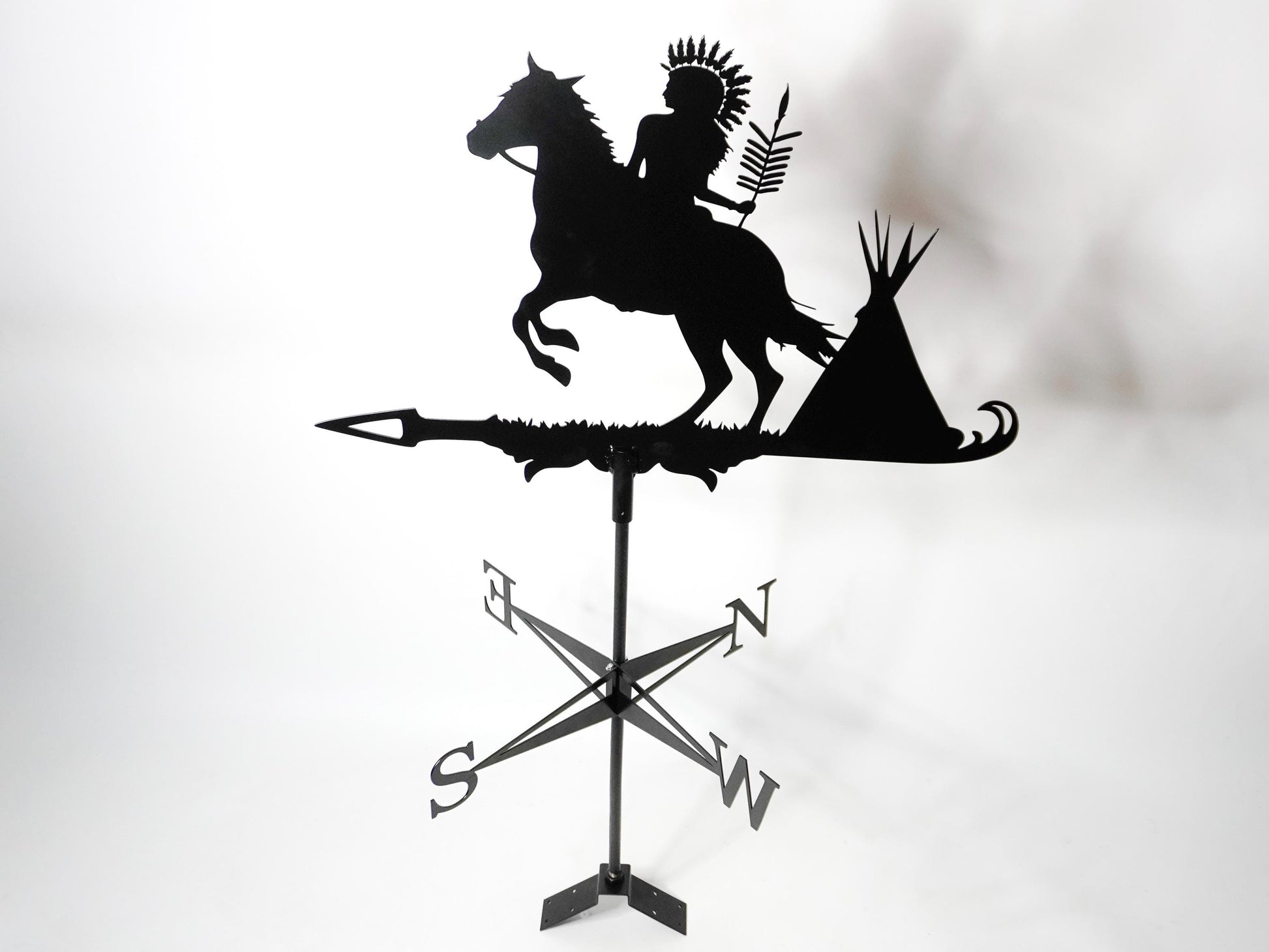 Native American Horse Rider Weathervane — 2