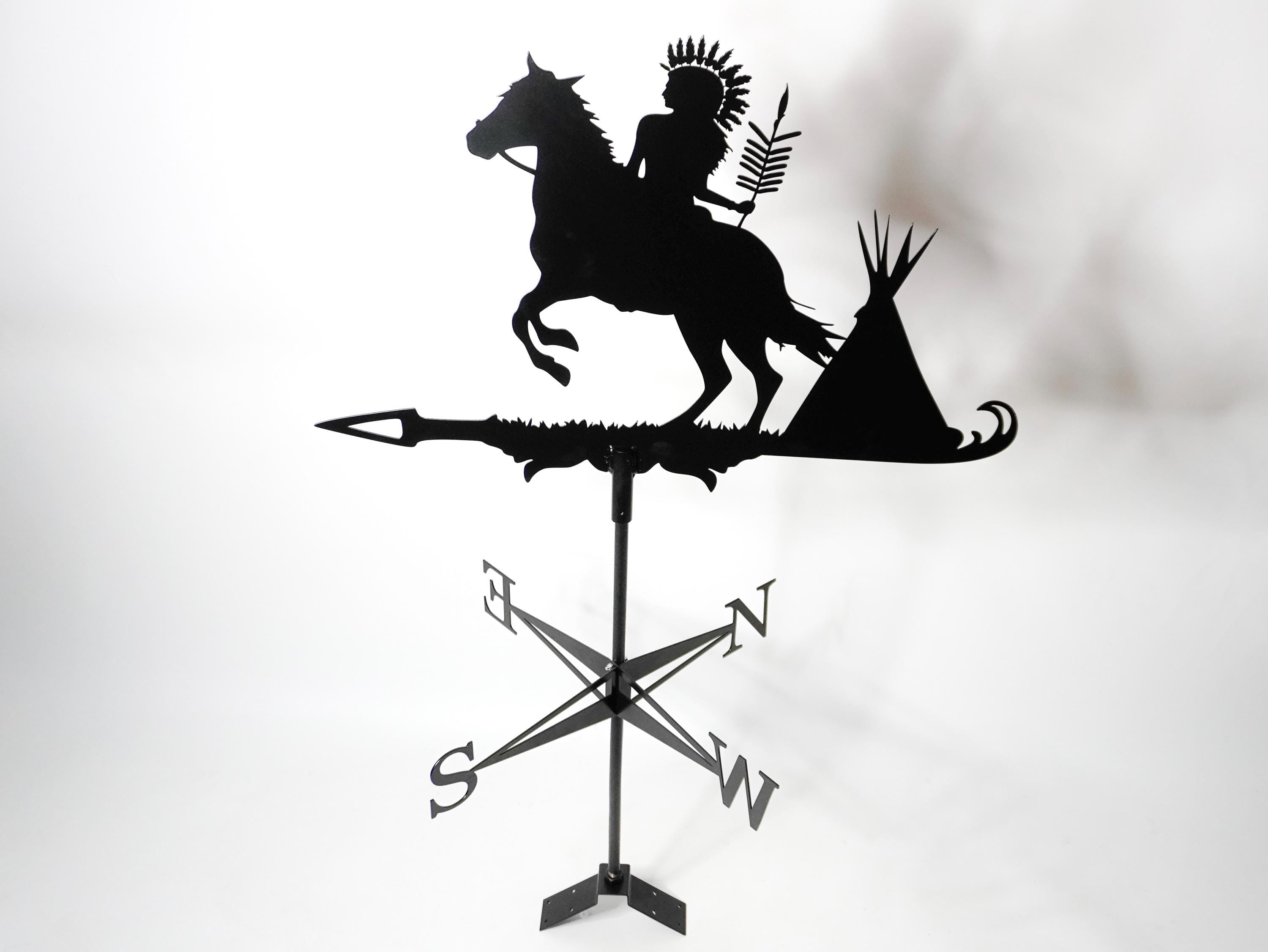 Native American Horse Rider Weathervane — 2