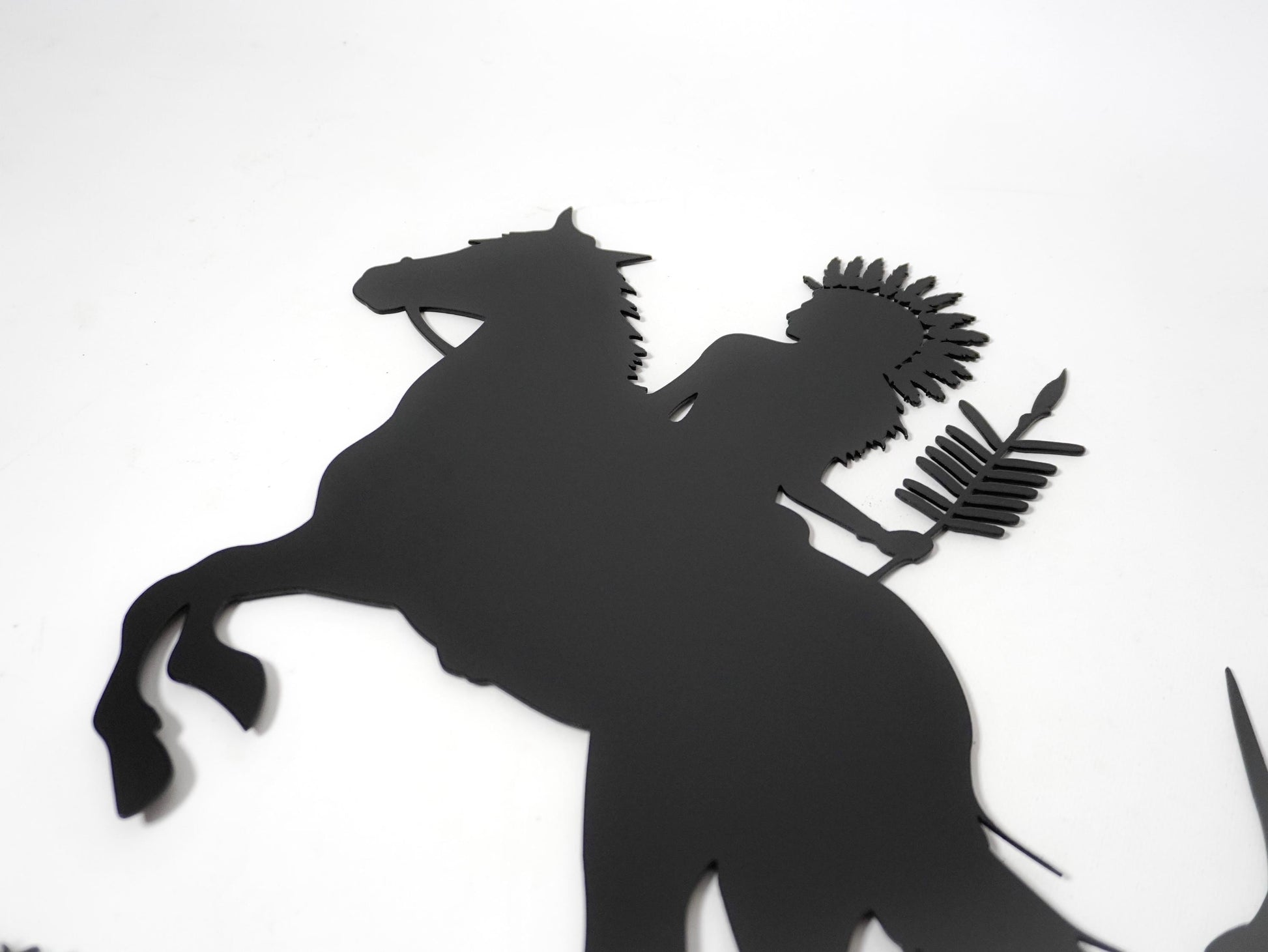 Native American Horse Rider Weathervane — 4