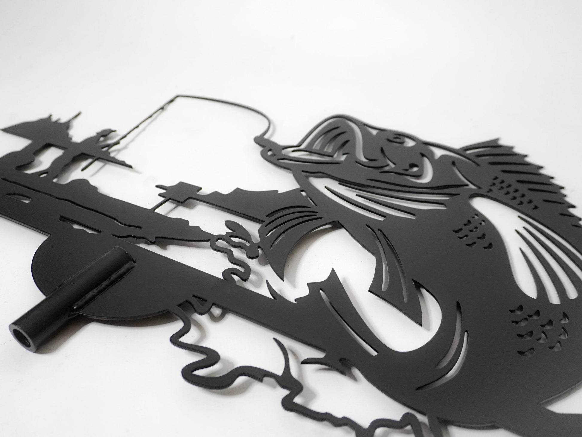 Metal Fisherman Weathervane — 6