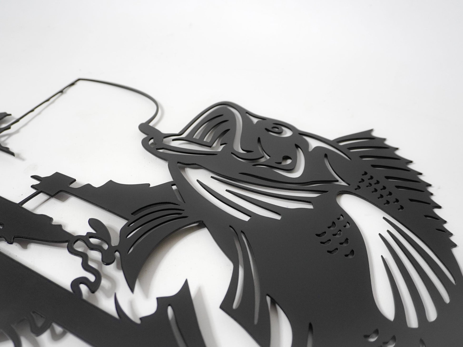 Metal Fisherman Weathervane — 5