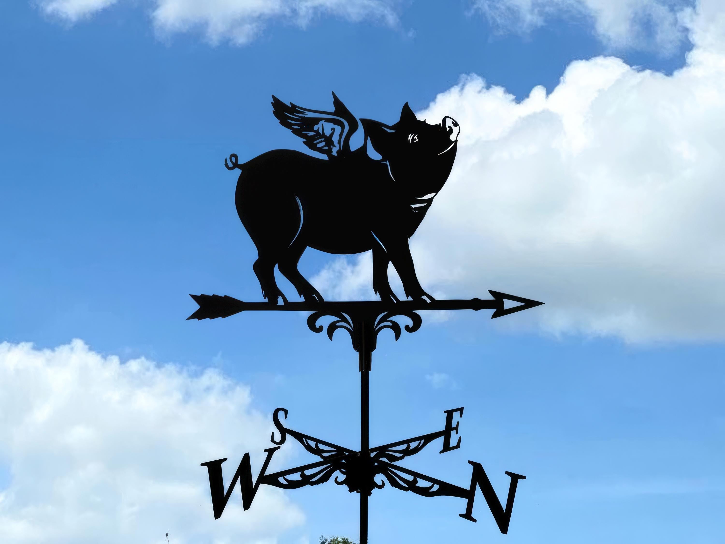 Pigs Fly Weathervane
