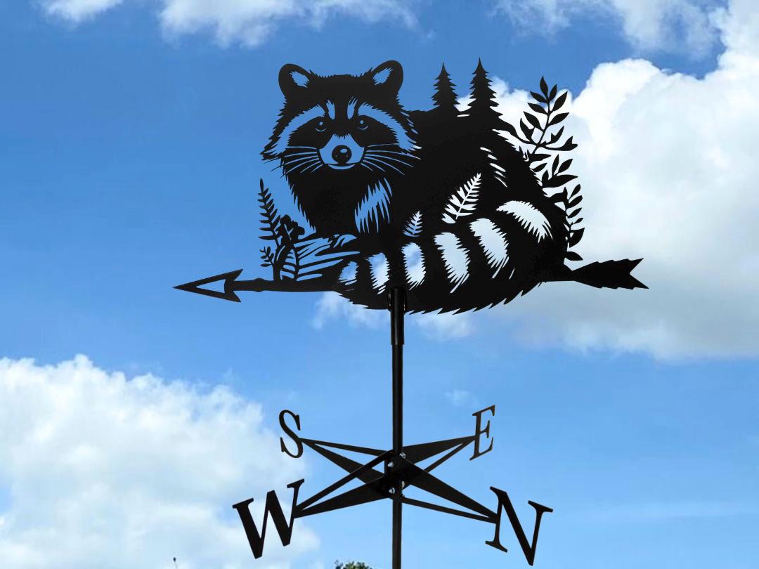 Raccoon Weathervane