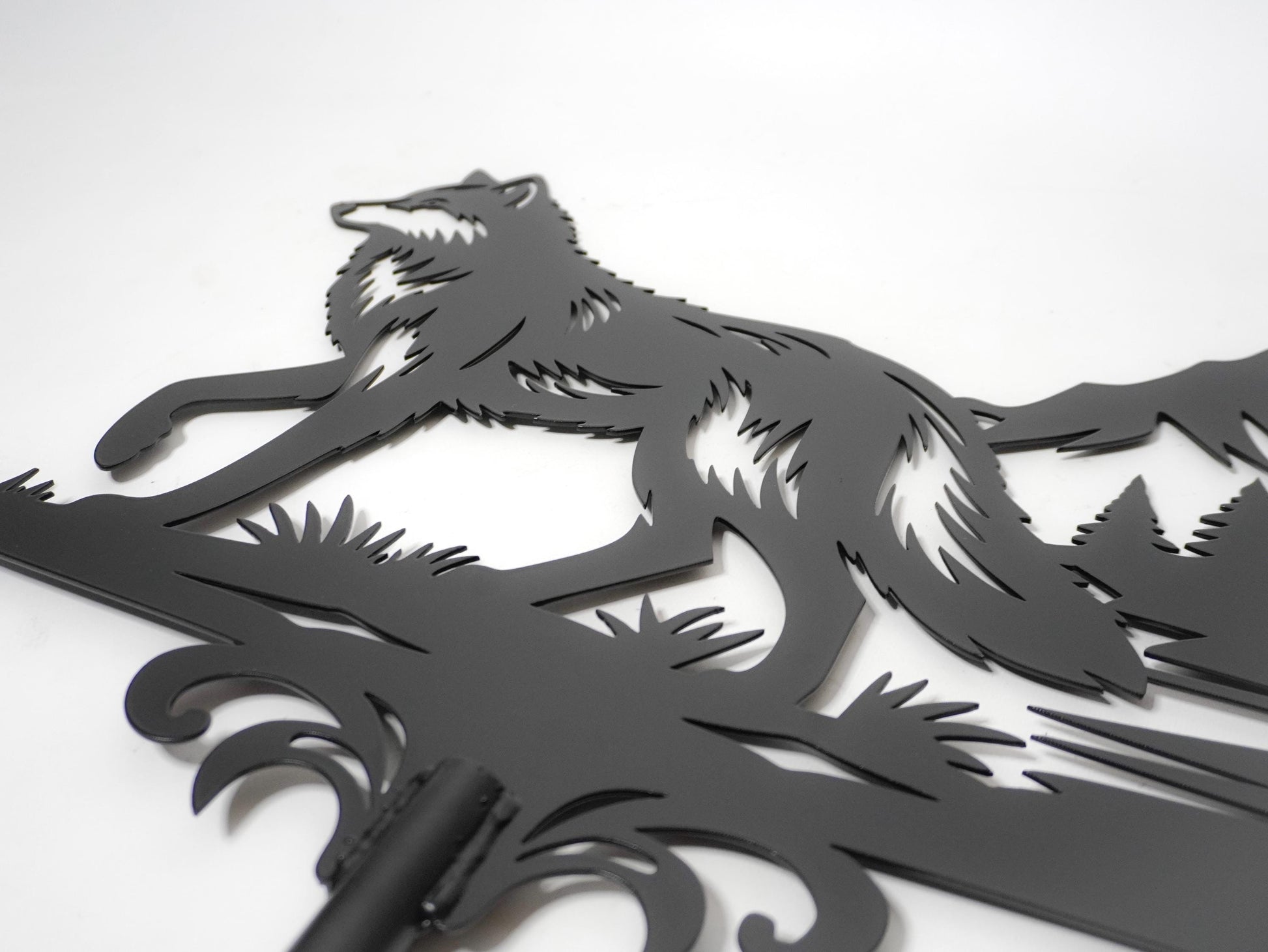 Metal Wolf Weathervane — 4
