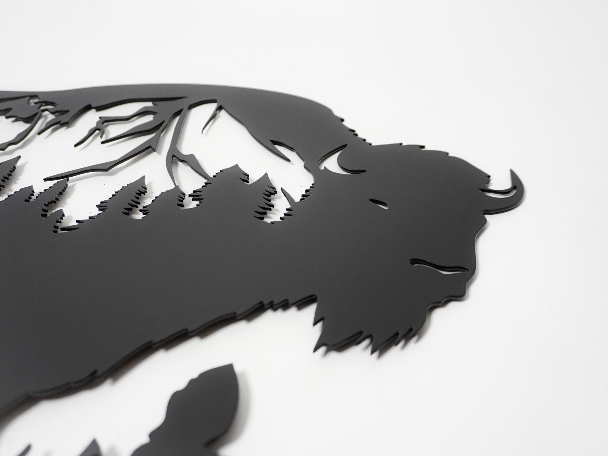 Bison Weathervane Wind Vane Decor for Roof or Garden — 4